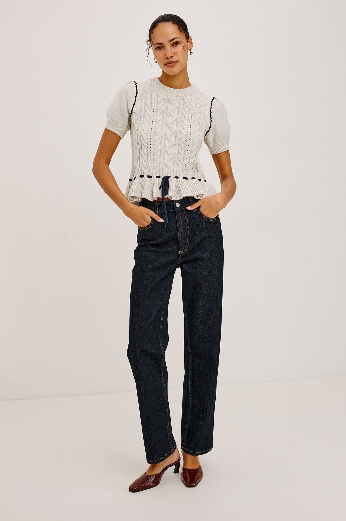 Chandi Sweater - Heather Oat