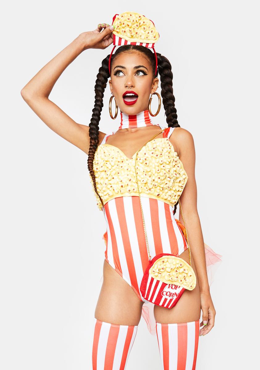 Extra Butter Popcorn Costume