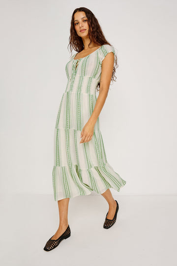 Daria Dress - Margarita Stripe