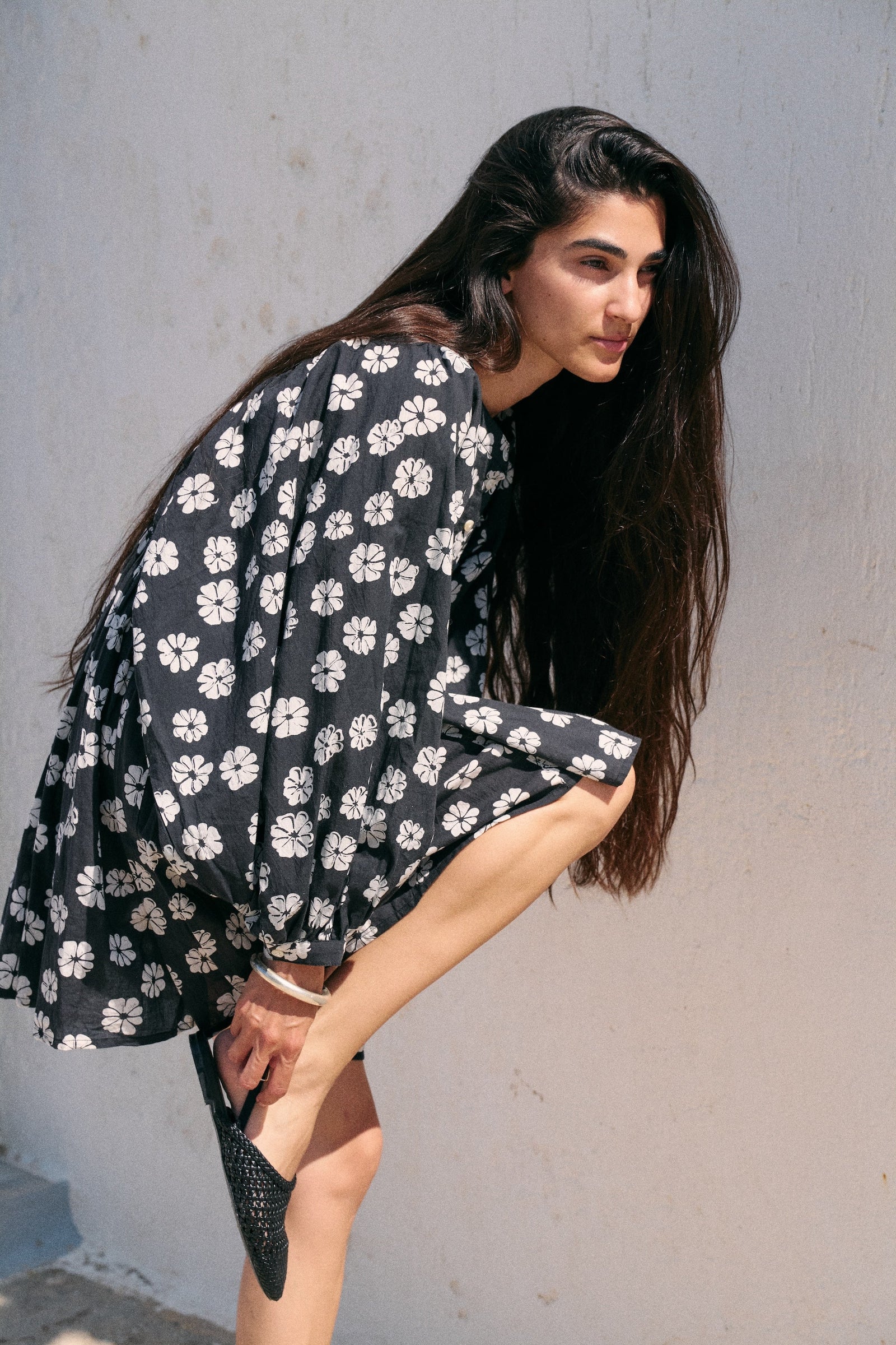 Anika Mini Dress ~ White Cosmos