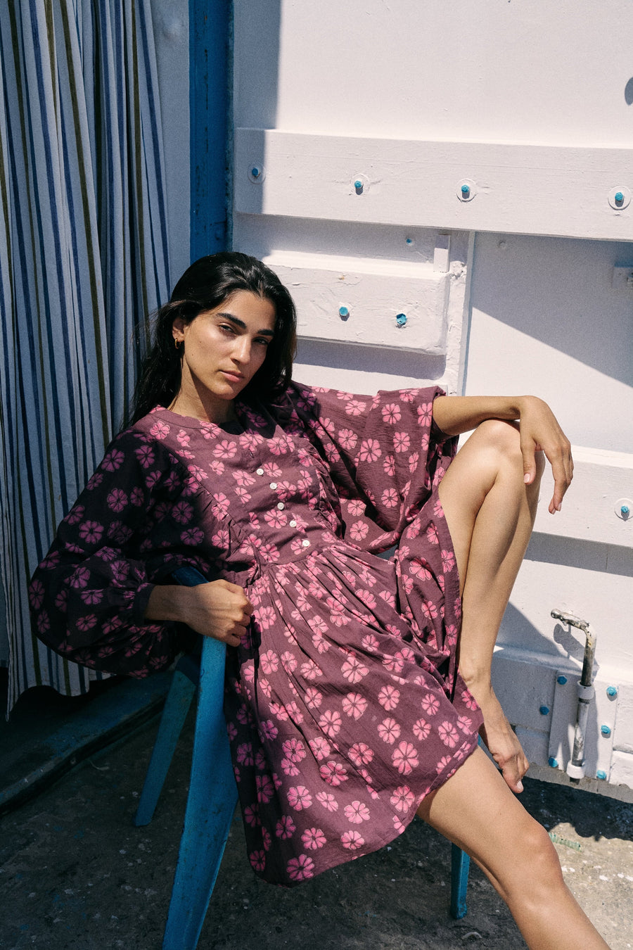 Anika Mini Dress ~ Pink Cosmos