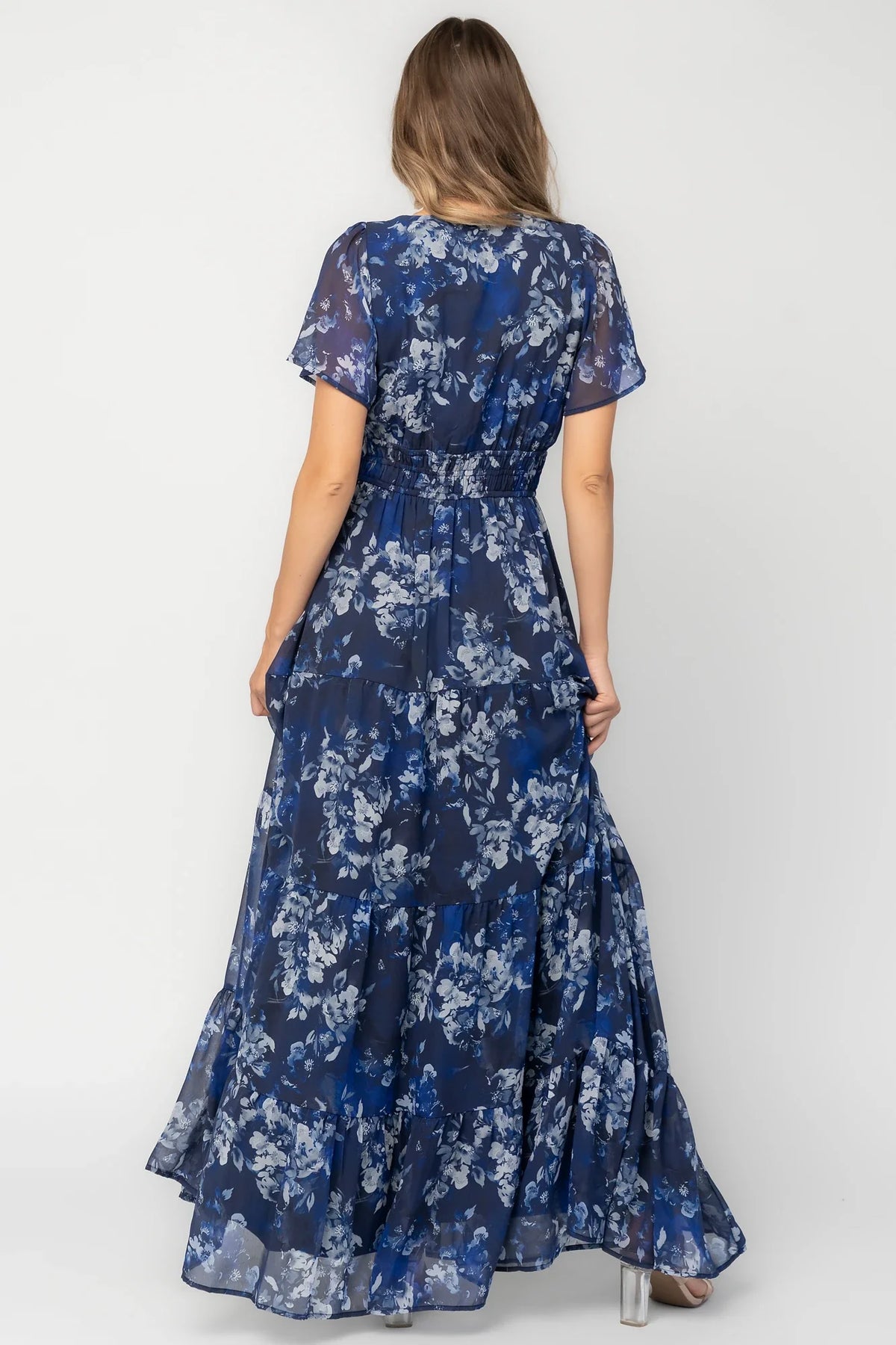 Anthea Maxi Dress | Blue Floral