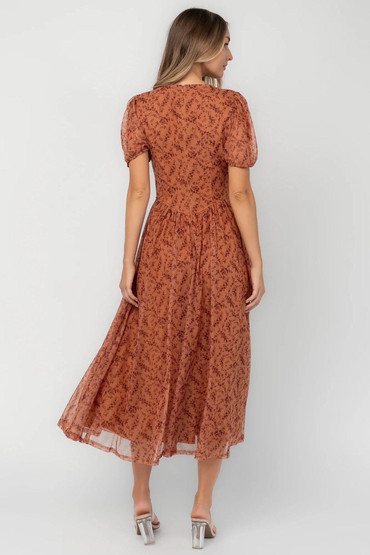 Amabel Midi Dress | Spice Floral