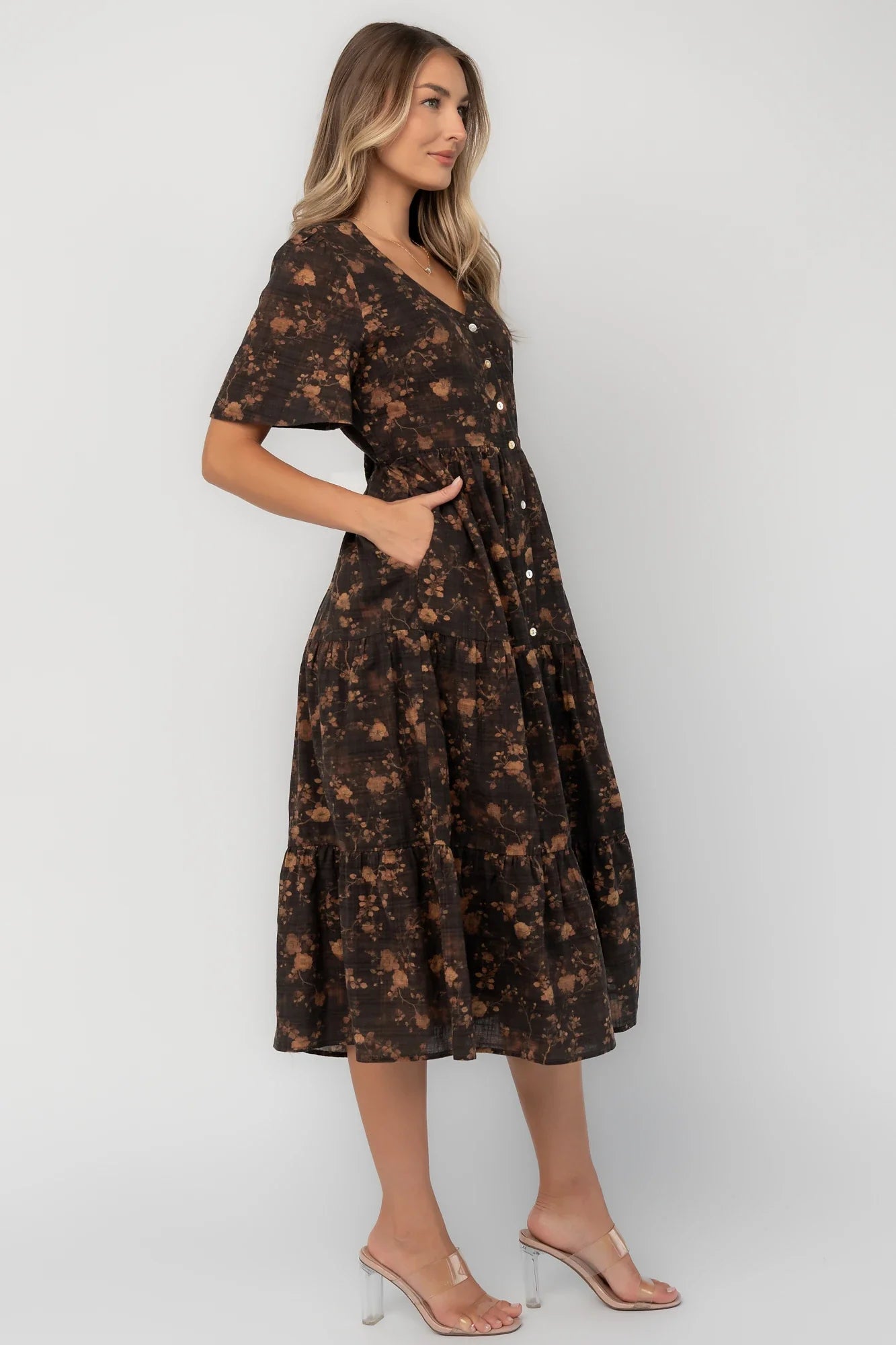 Annelise Midi Dress | Clove Floral