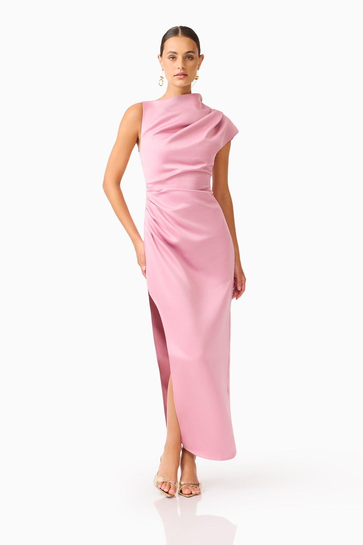 Coralie Maxi Gown in Pink