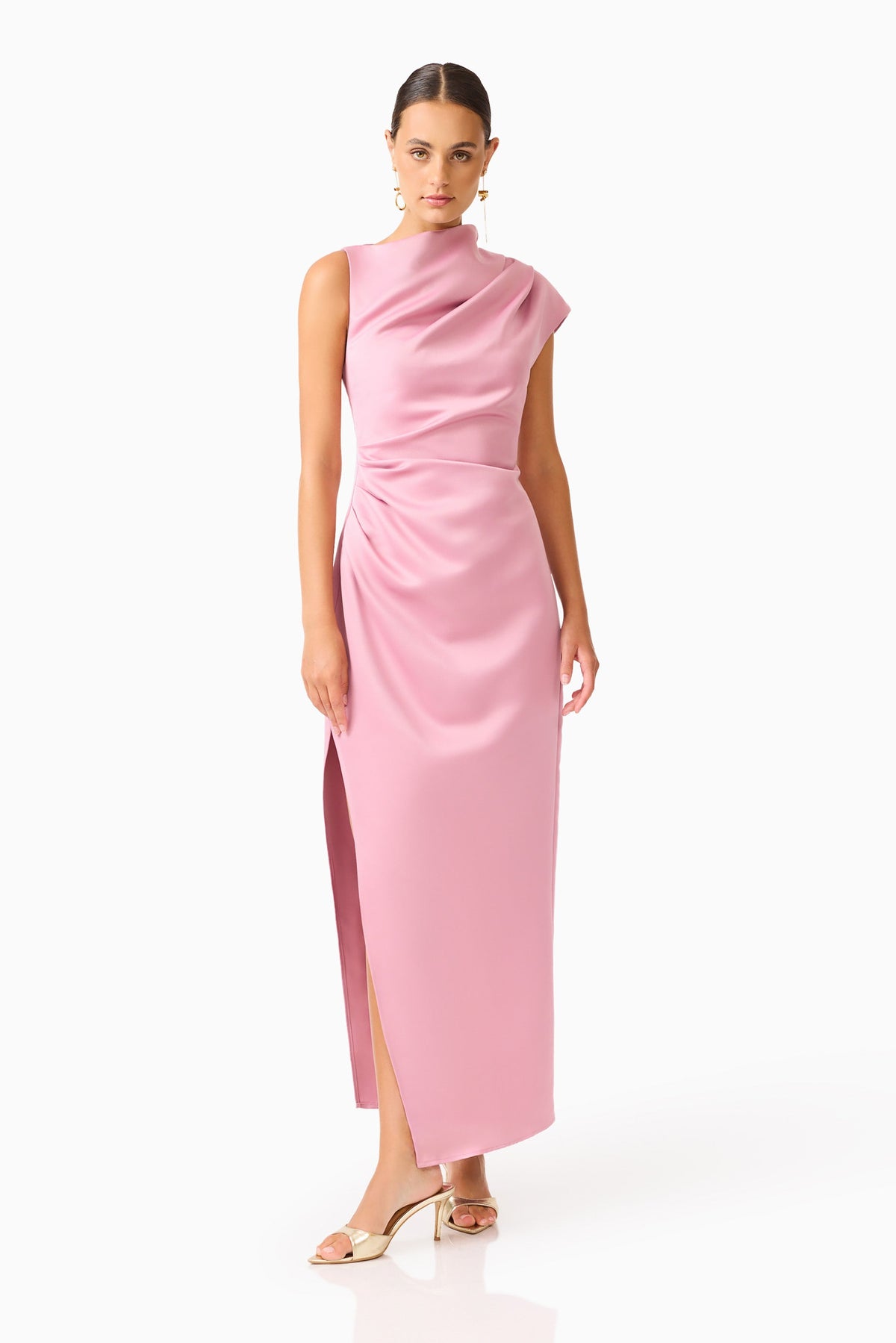 Coralie Maxi Gown in Pink