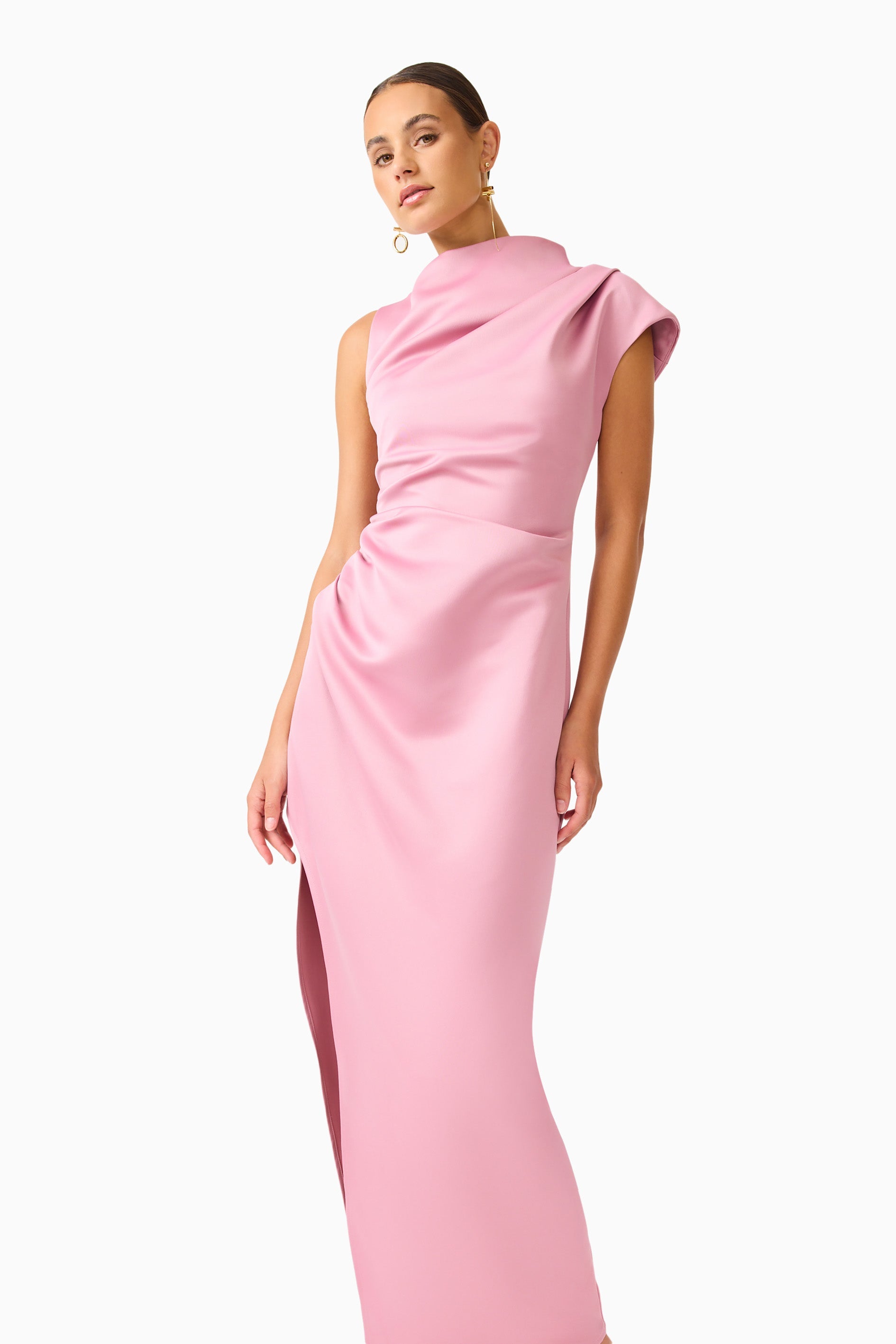 Coralie Maxi Gown in Pink