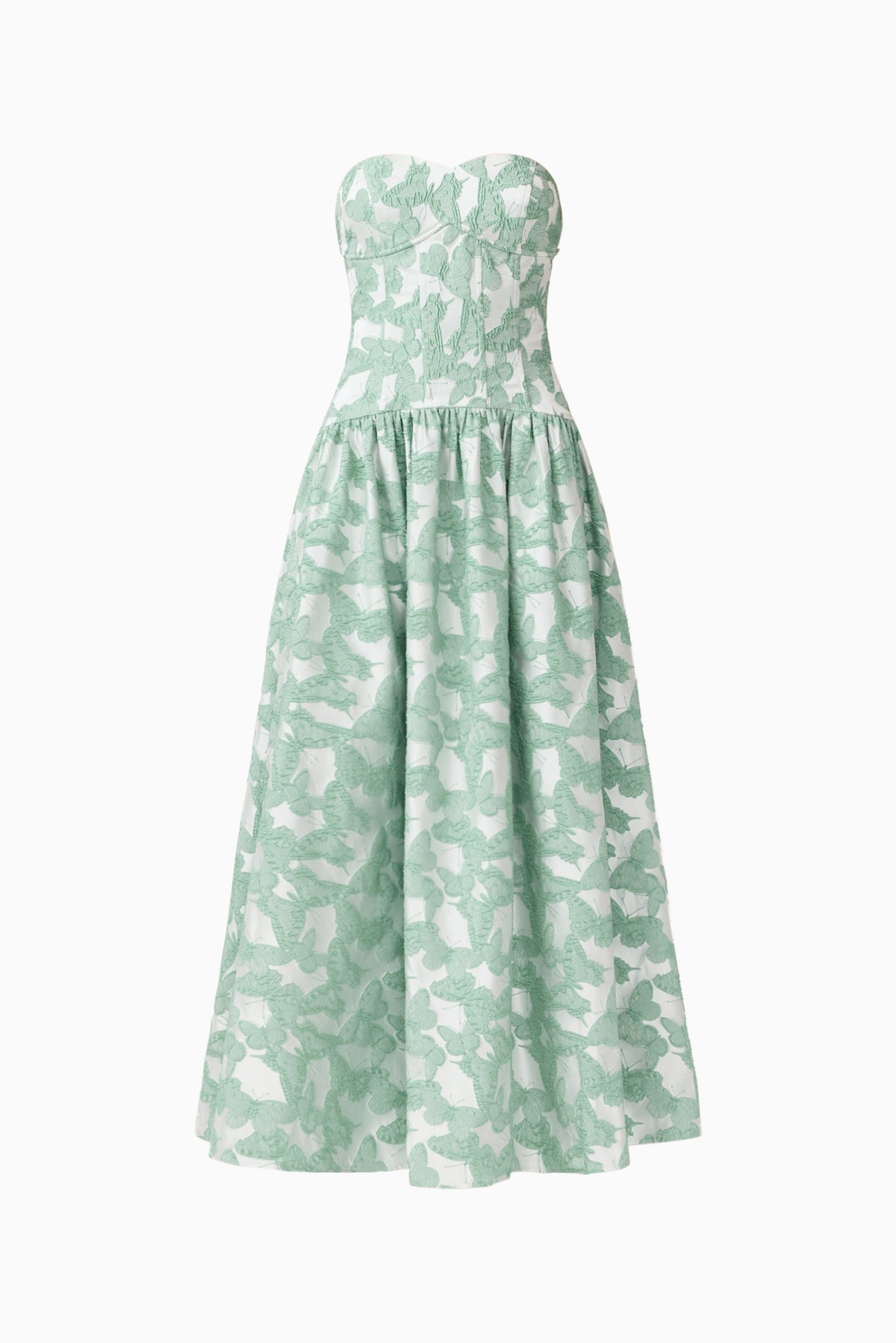 Lisette Sweetheart Gown in Sea Green