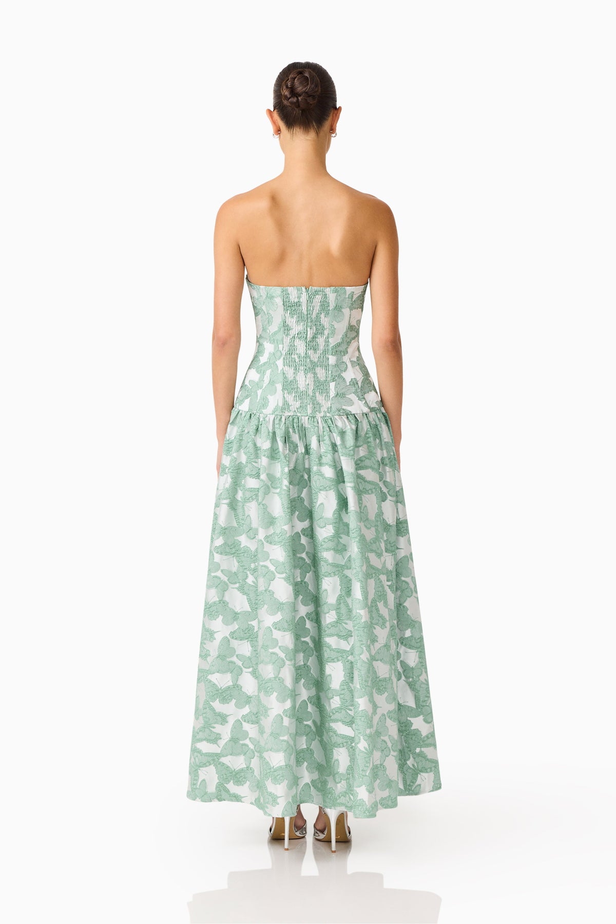 Lisette Sweetheart Gown in Sea Green
