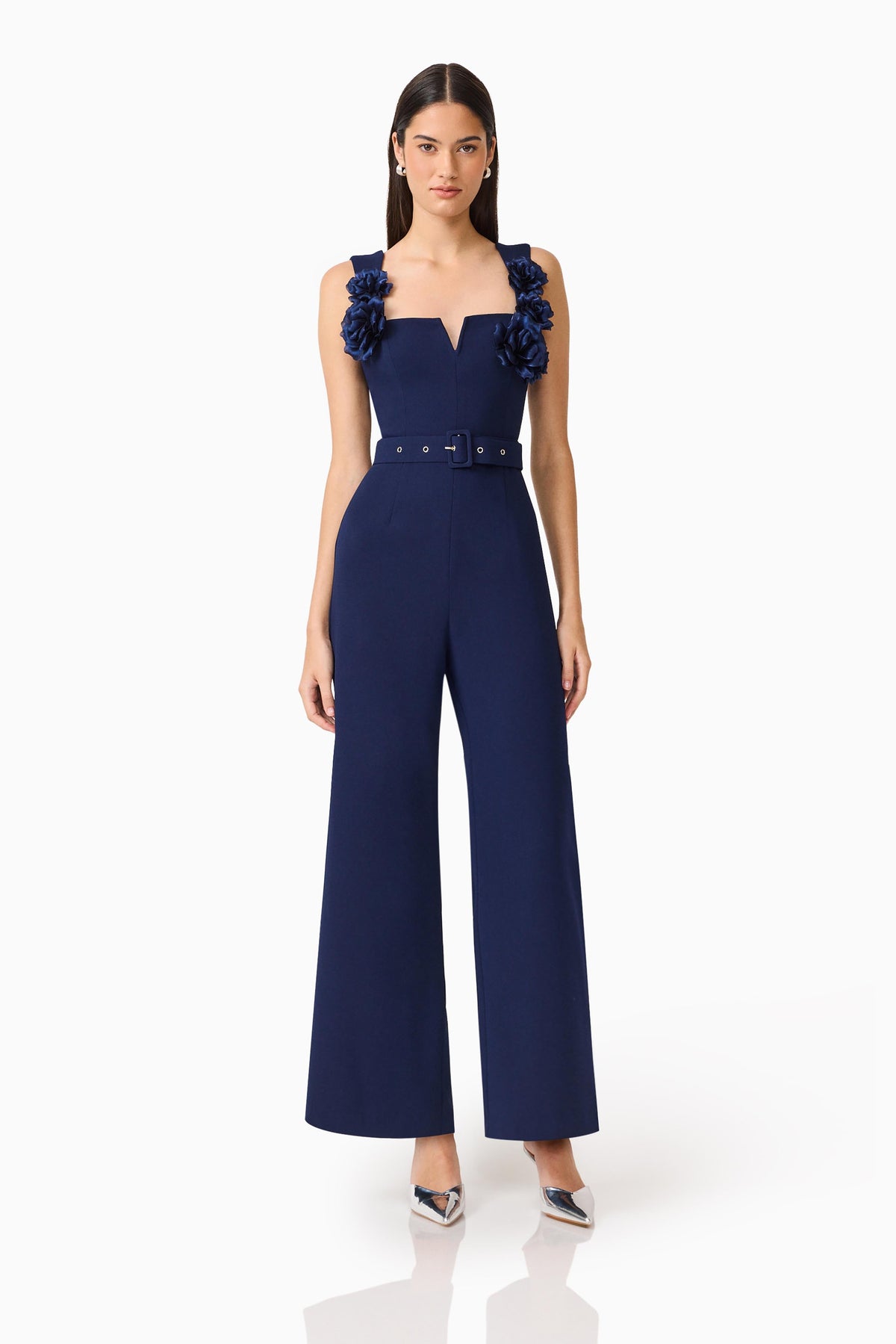 Leonara Sleeveless Jumpsuit in Deep Navy