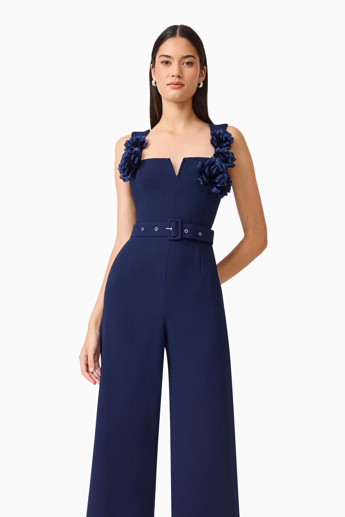 Leonara Sleeveless Jumpsuit in Deep Navy