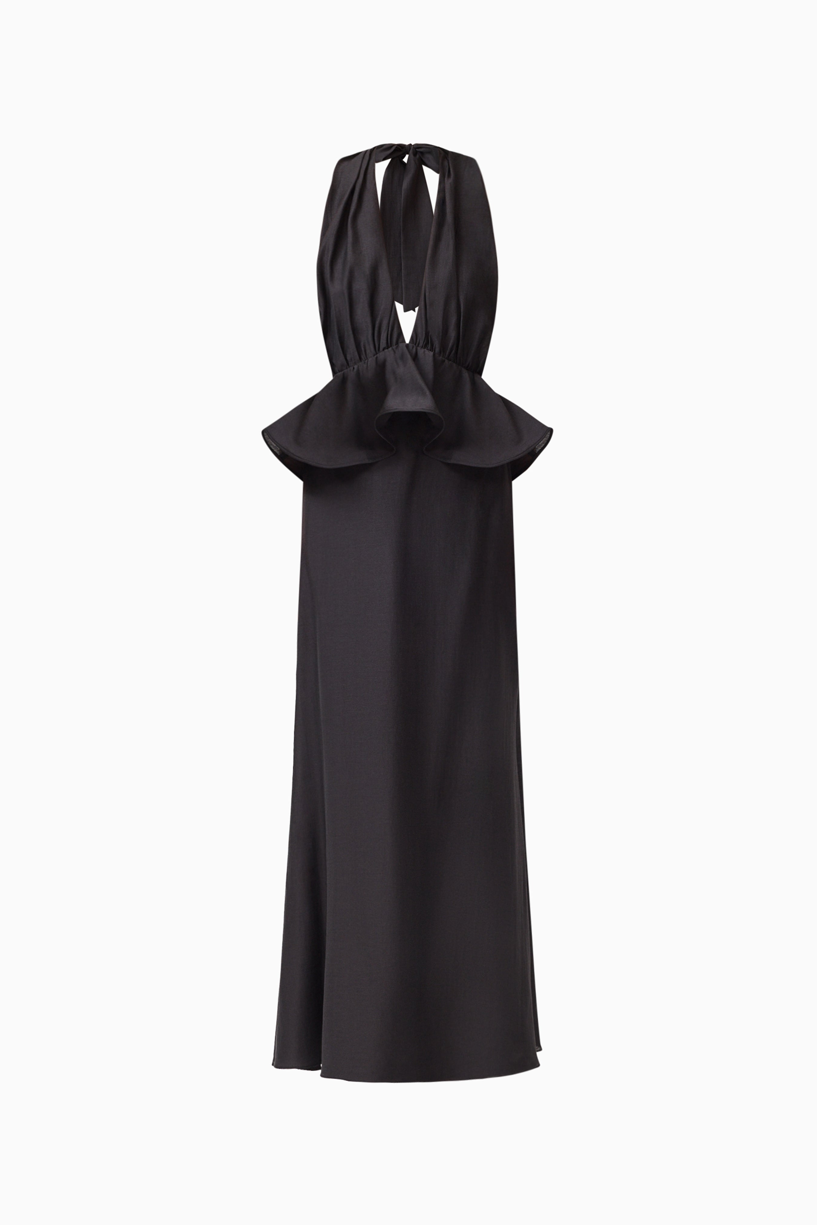 Fiorina Halter Gown in Black
