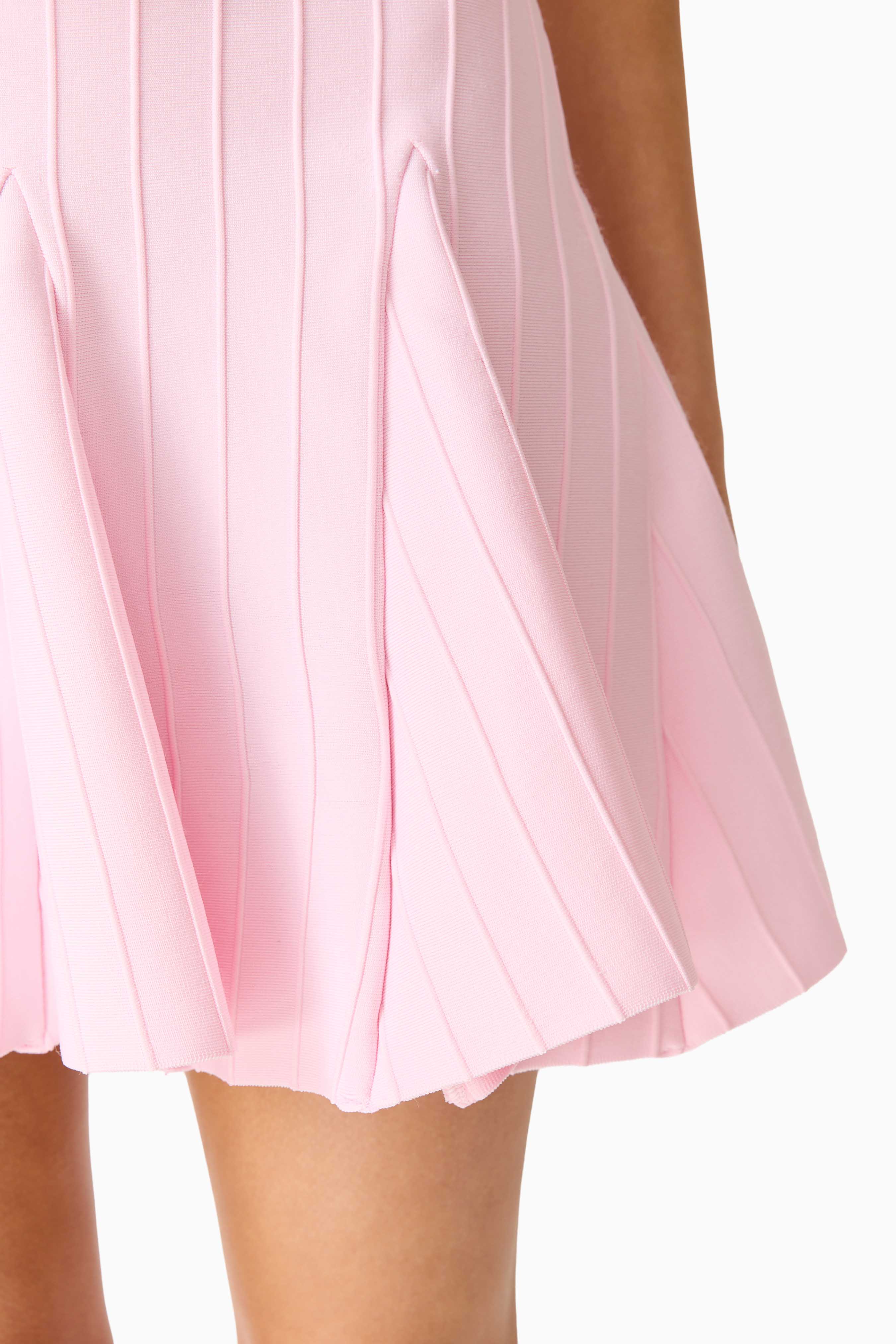 Marla V-Neck Mini Dress in Pink