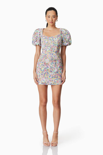 Rue Mini Dress in Purple