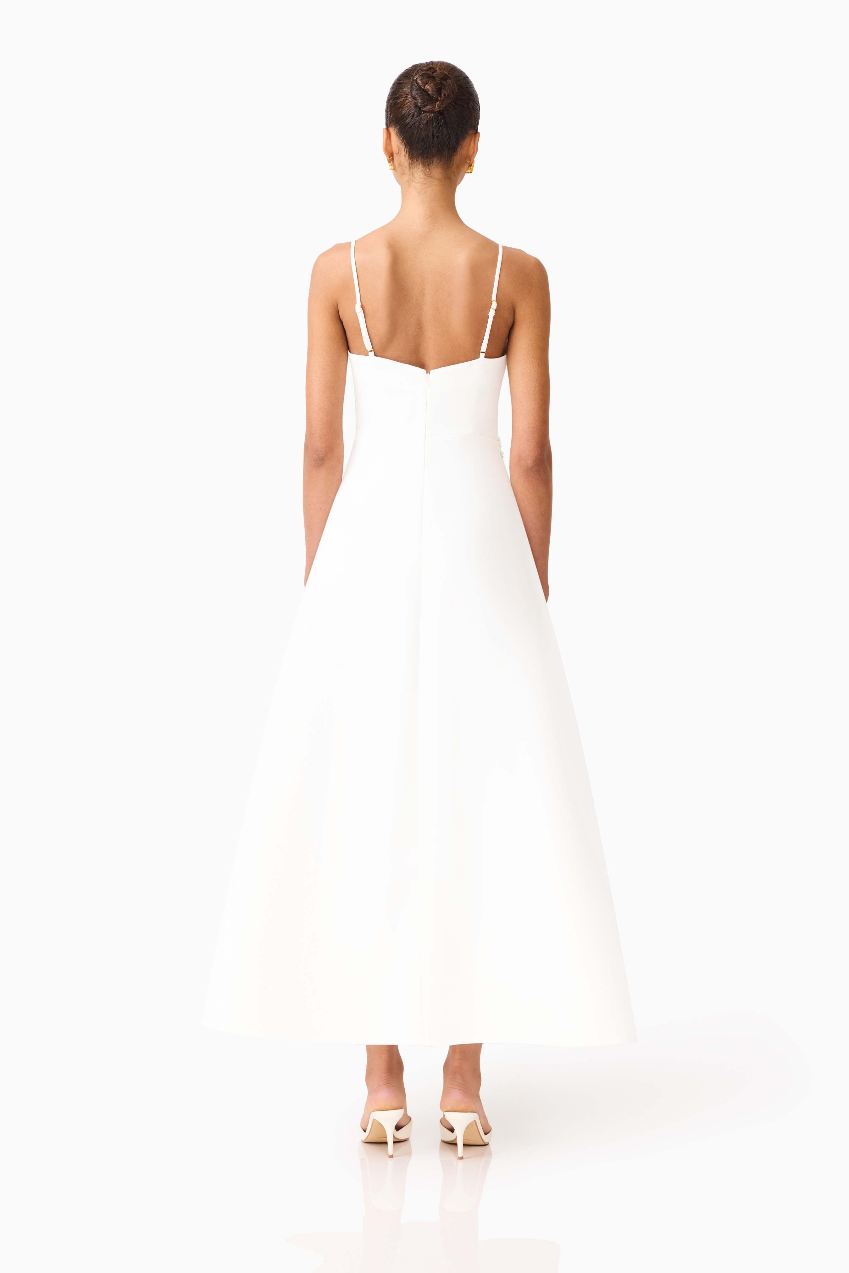 Stella A-Line Gown in White