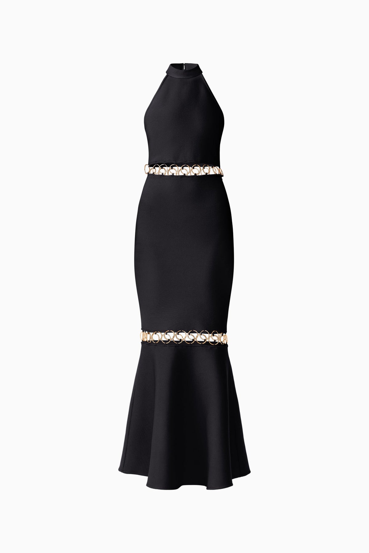 Naomi Halter Gown in Black