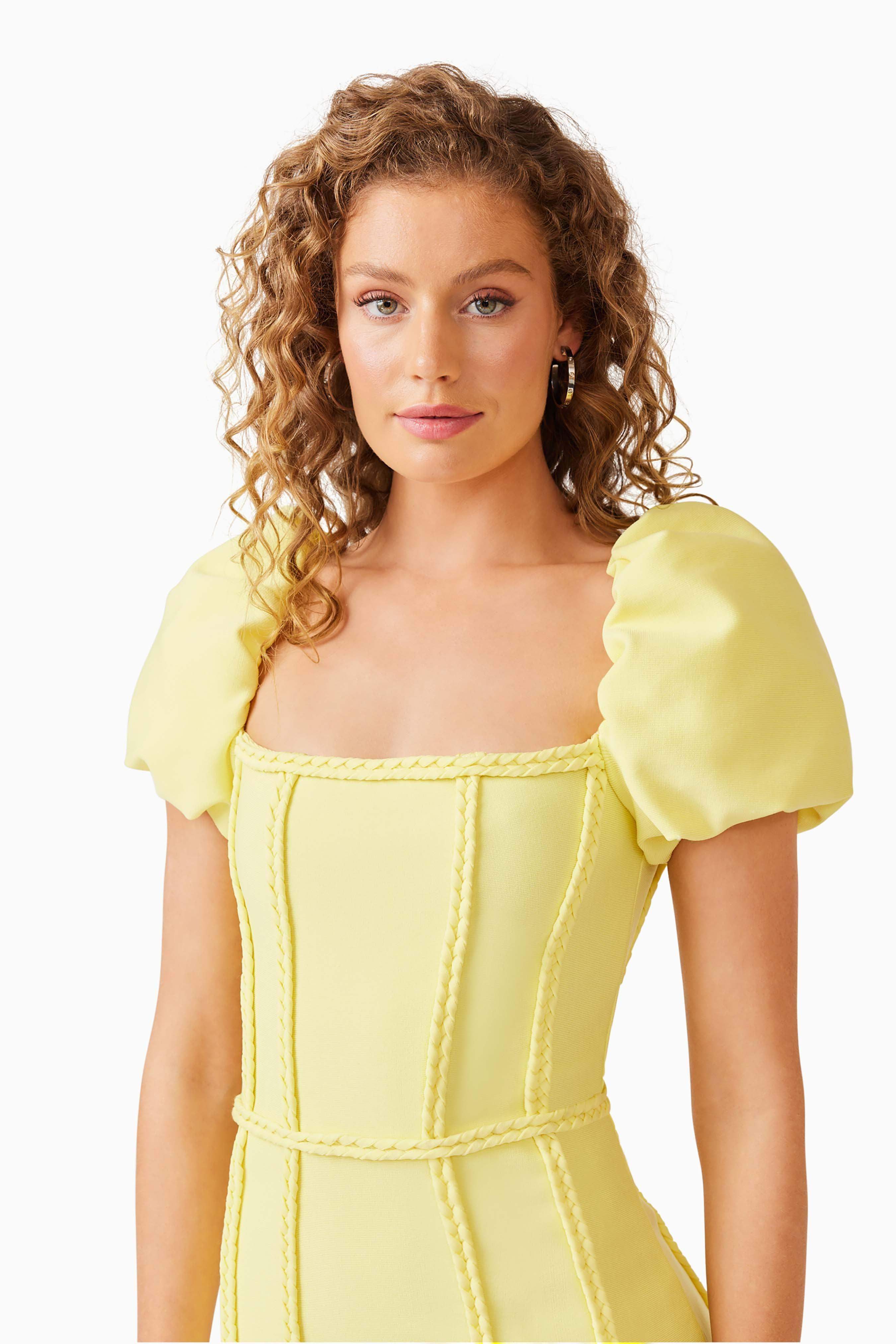Katlyn Maxi Dress in Yellow