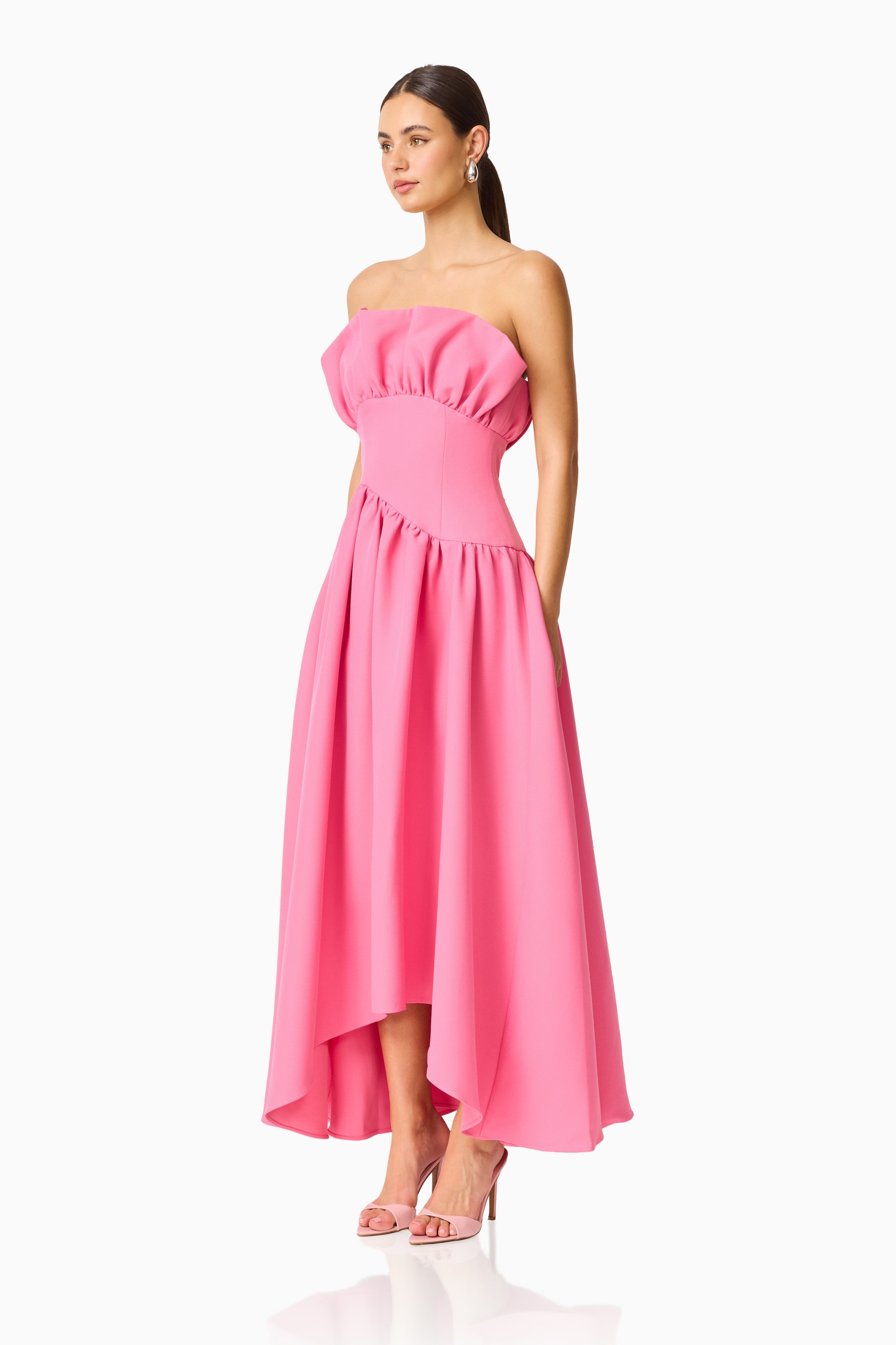 Laurel Sleeveless Maxi Dress in Pink