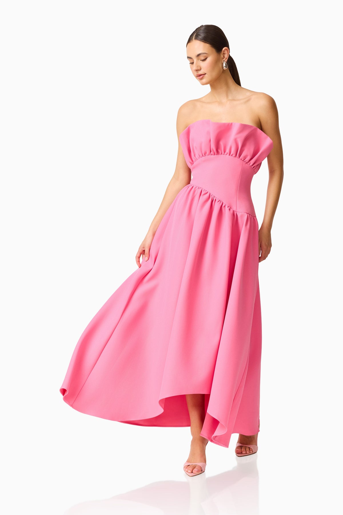Laurel Sleeveless Maxi Dress in Pink