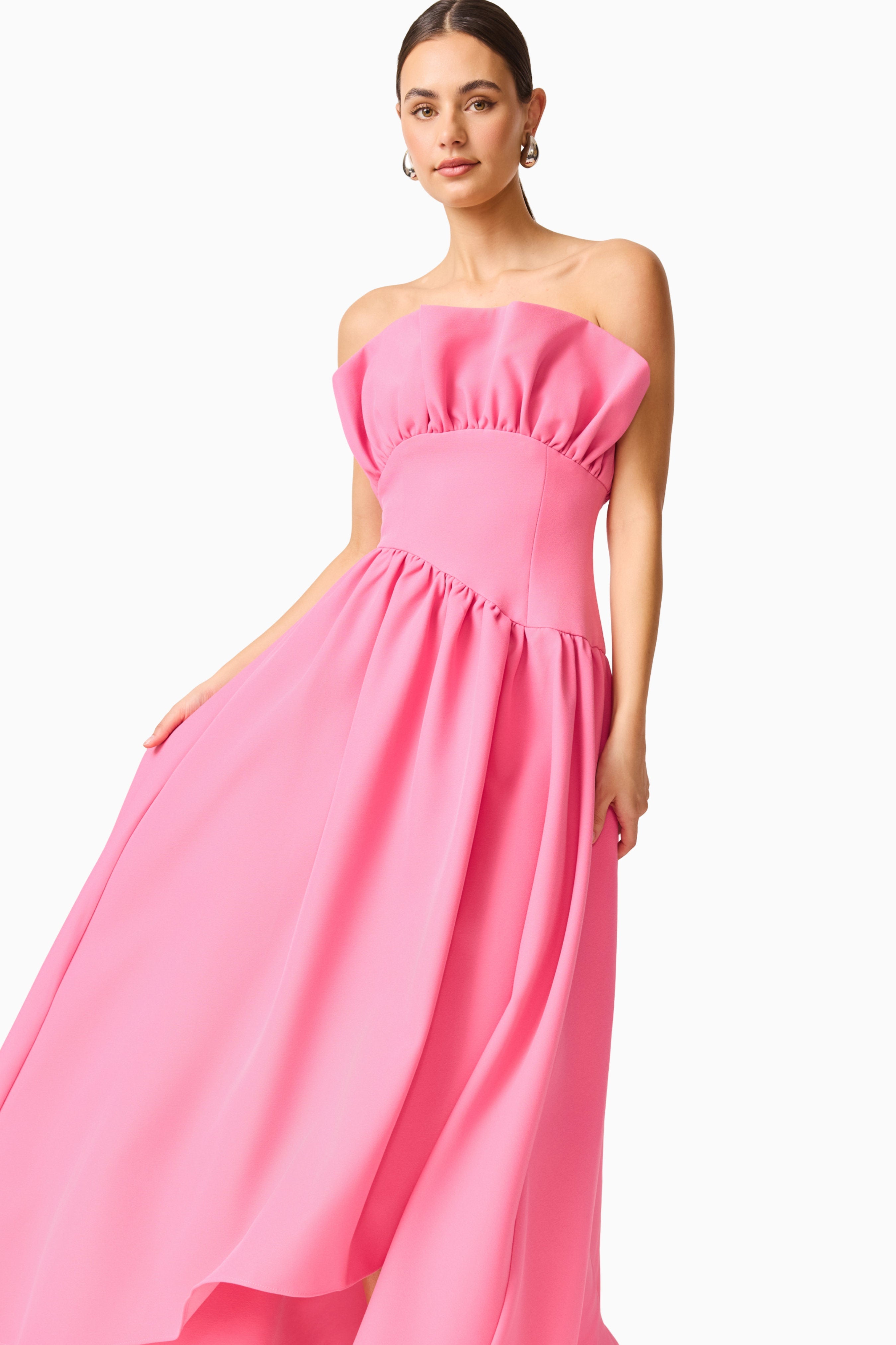 Laurel Sleeveless Maxi Dress in Pink