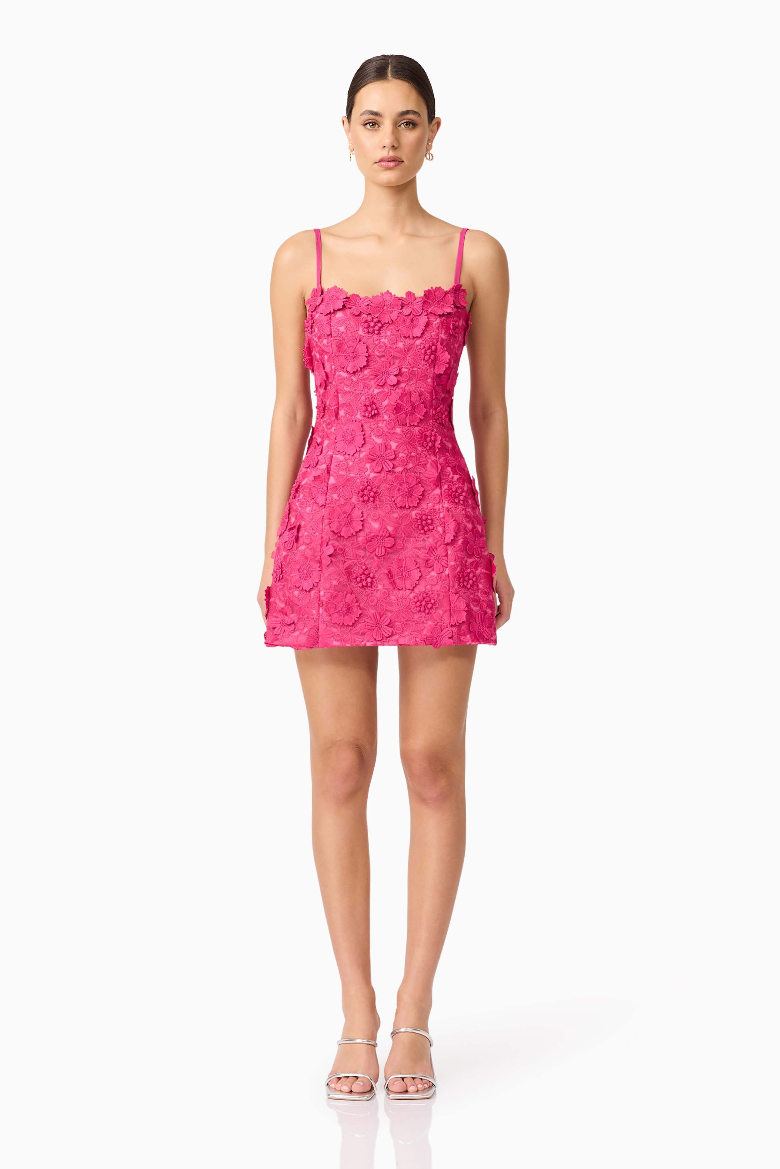 Claudia Party Dress in Pink