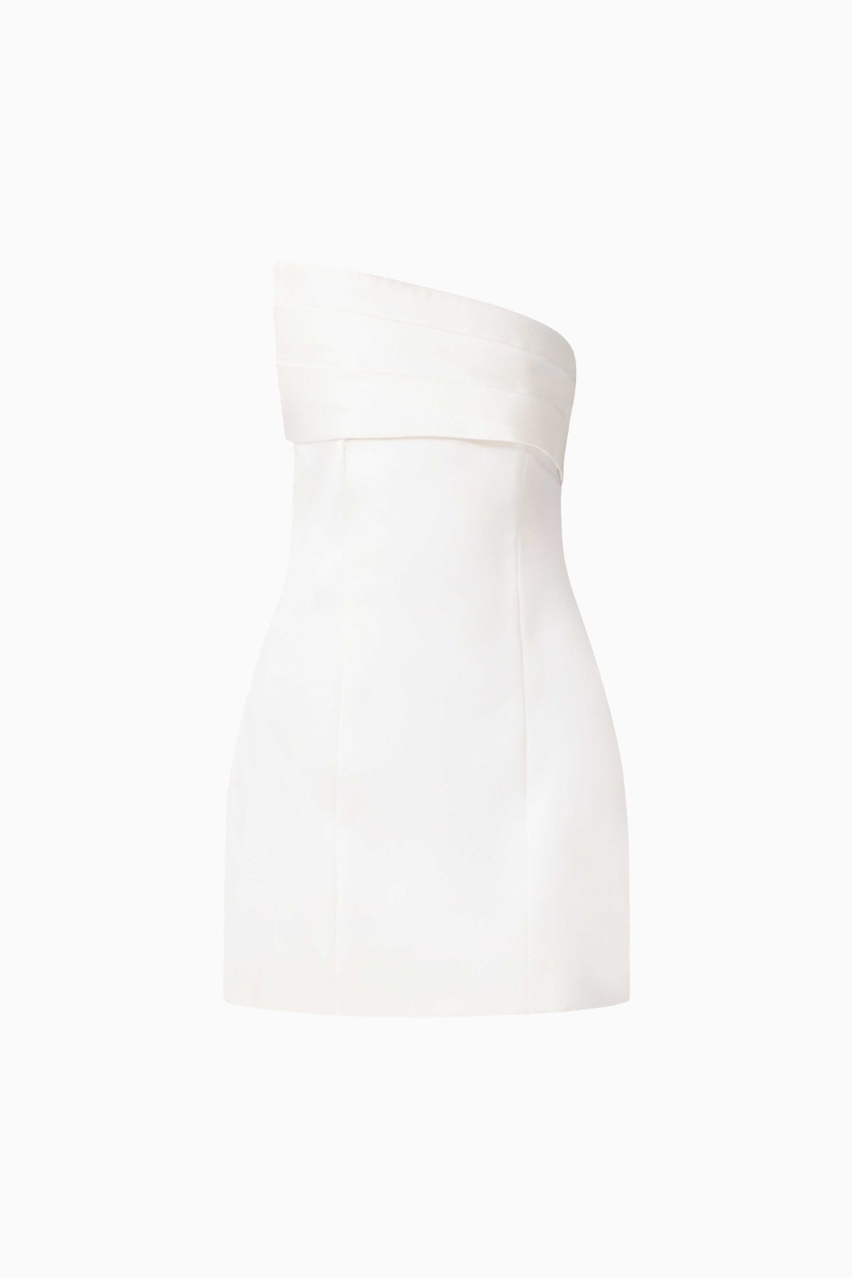 Sydney Strapless Mini Dress in White