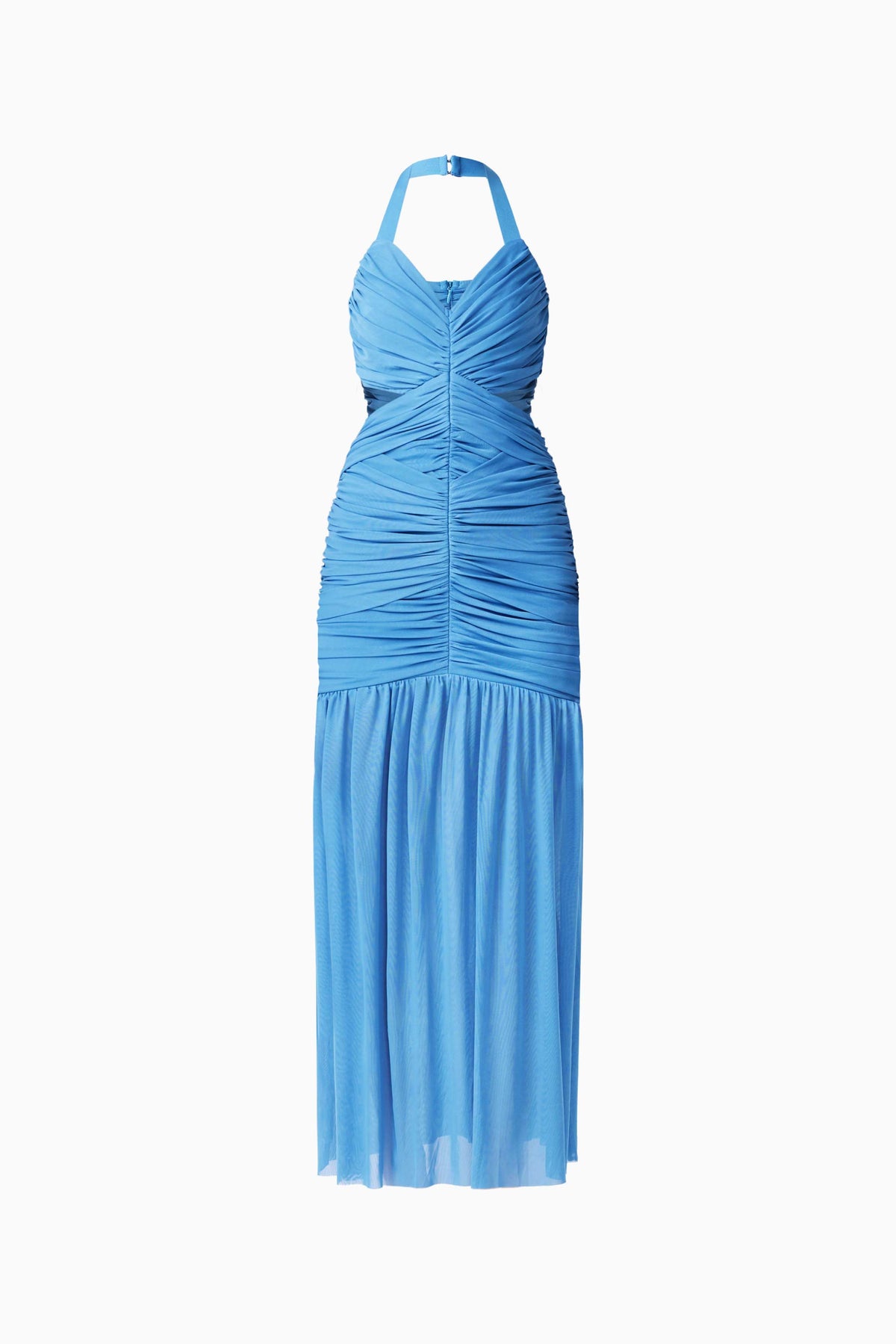 Elena Halter Gown in Blue