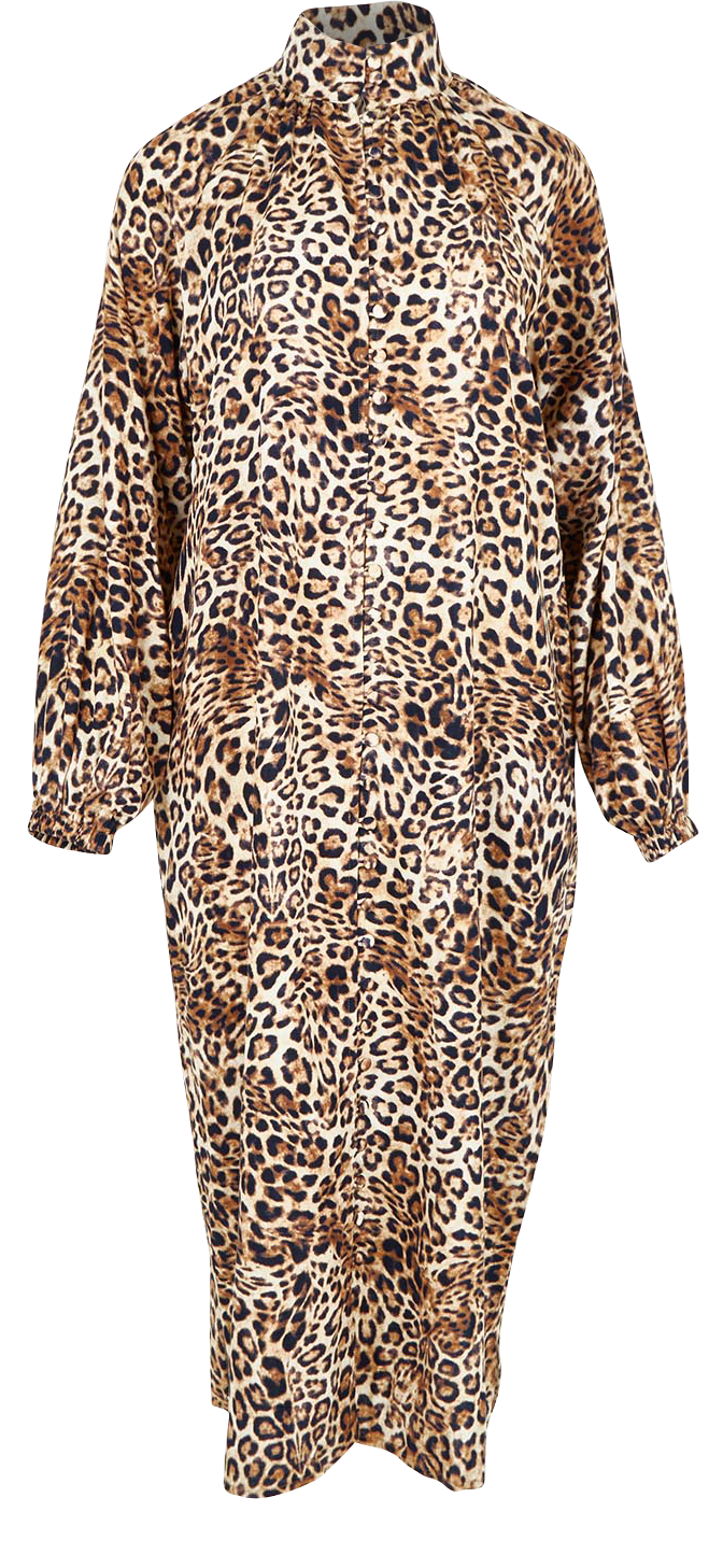 Bajau Cotton Blend Button Dress - Nomad