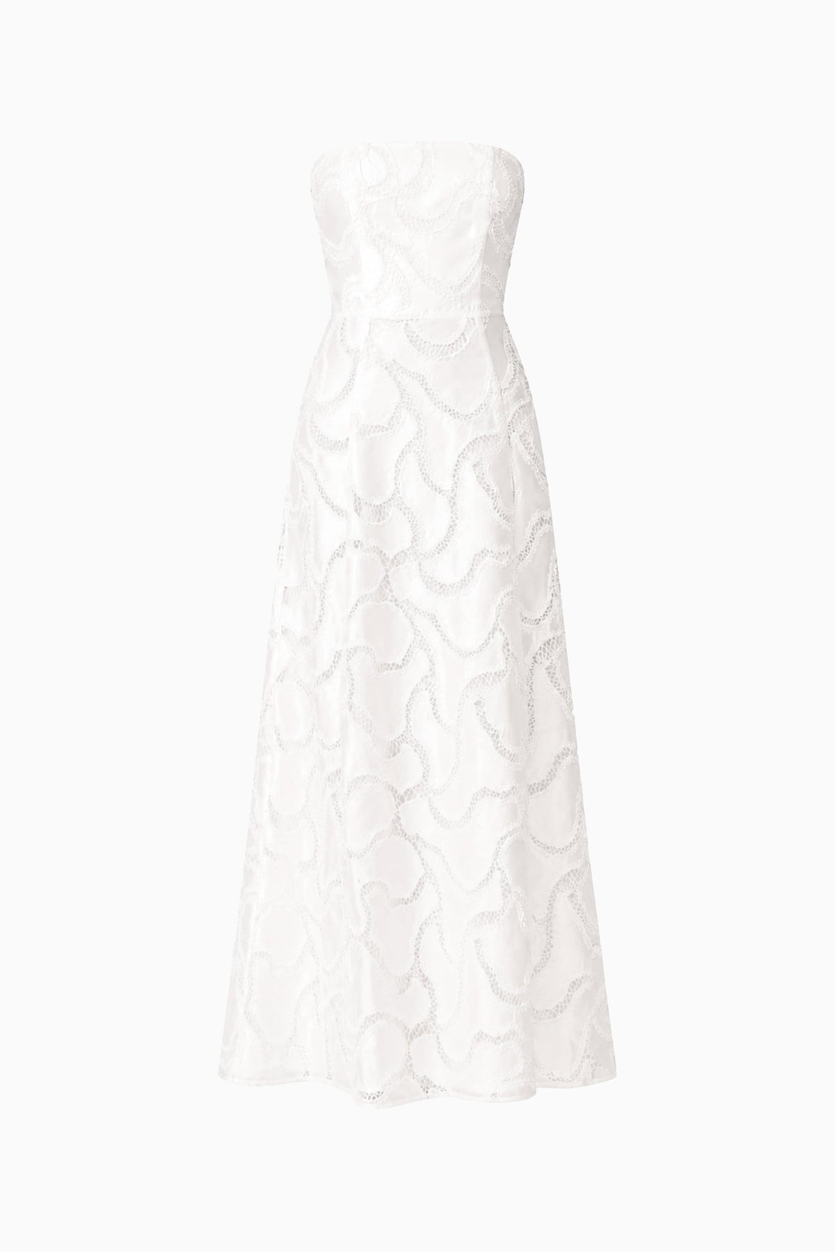 Elara Beaded Gown in White