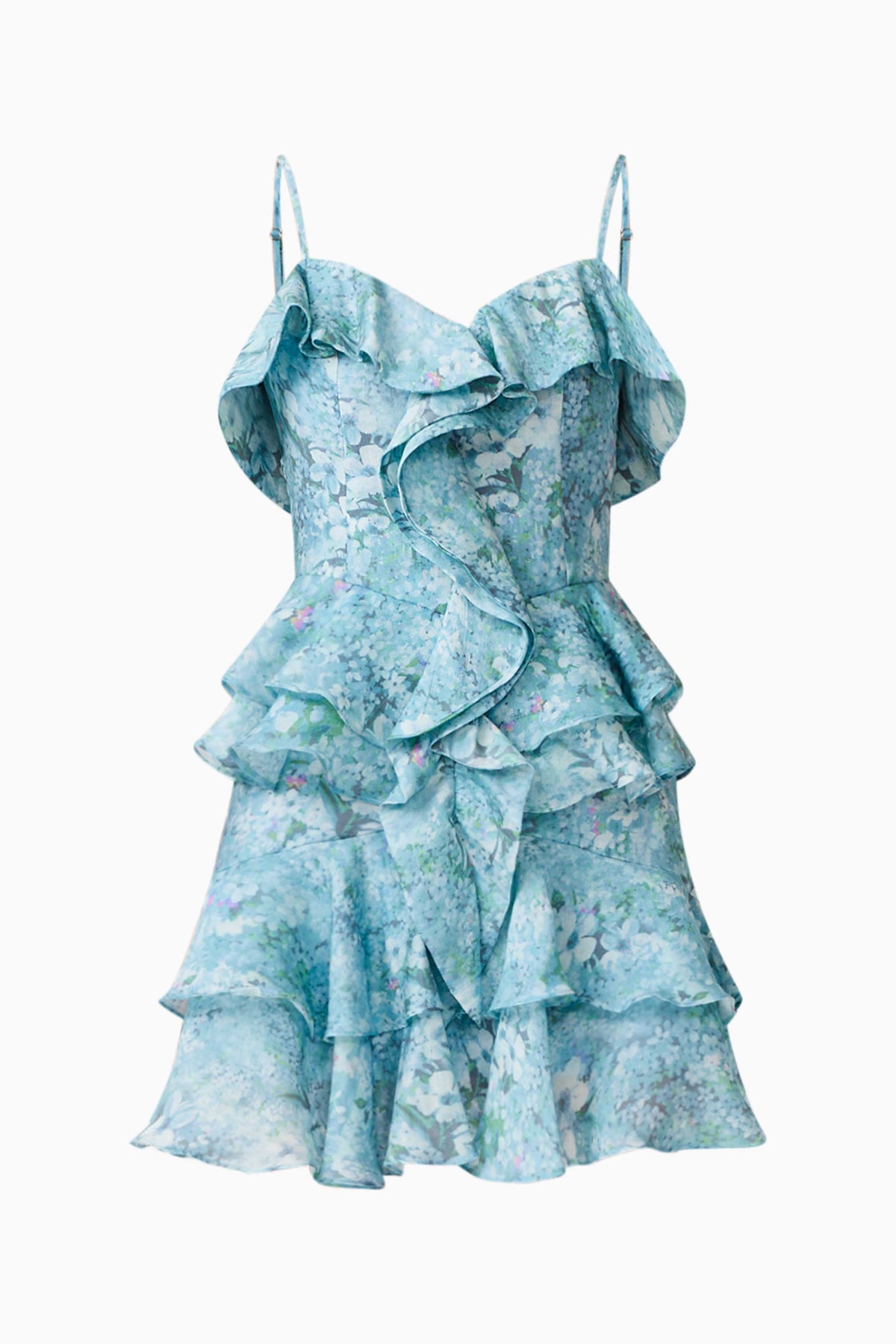 Faye Mini Dress in Blue