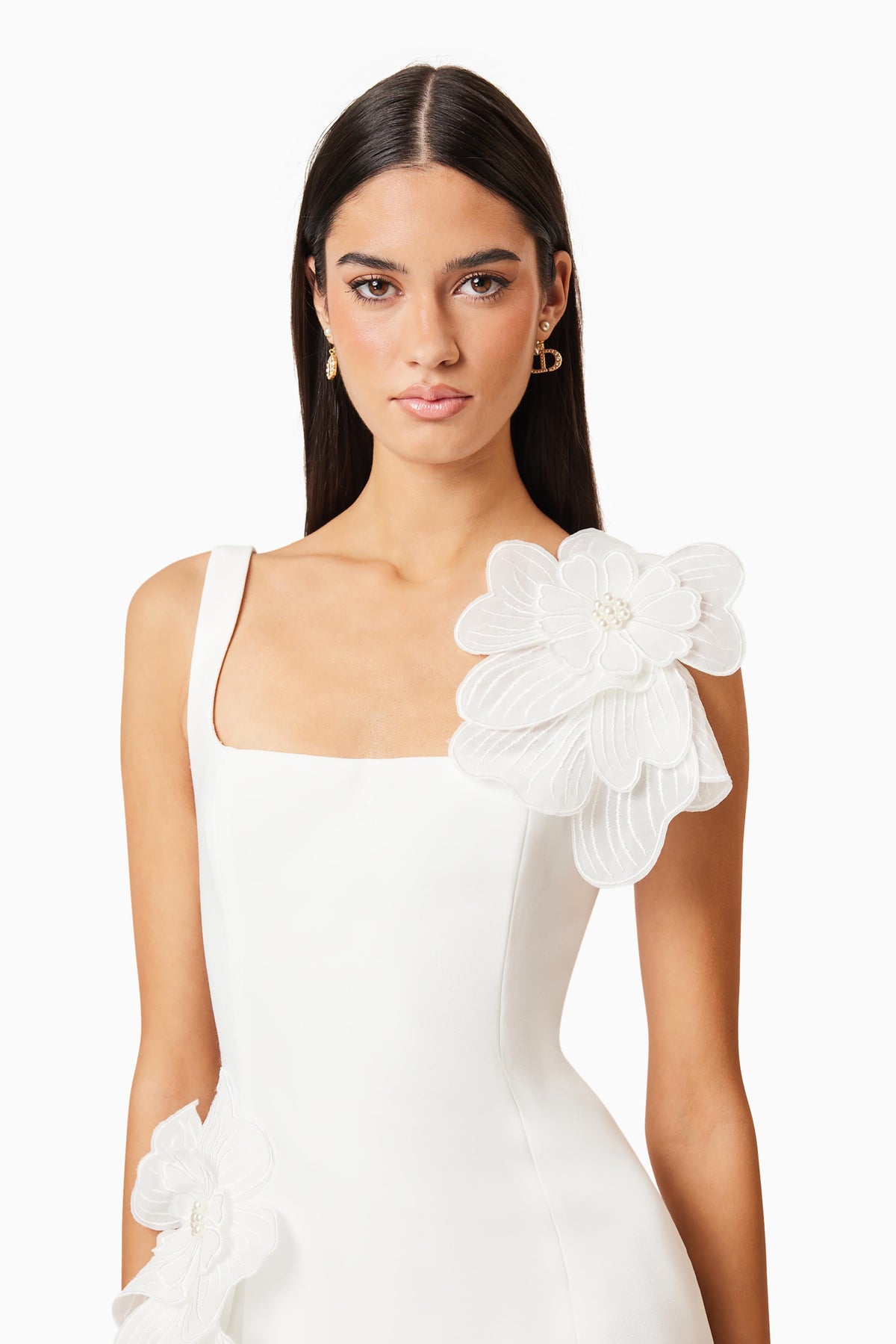 Janelle Party Mini Dress In White