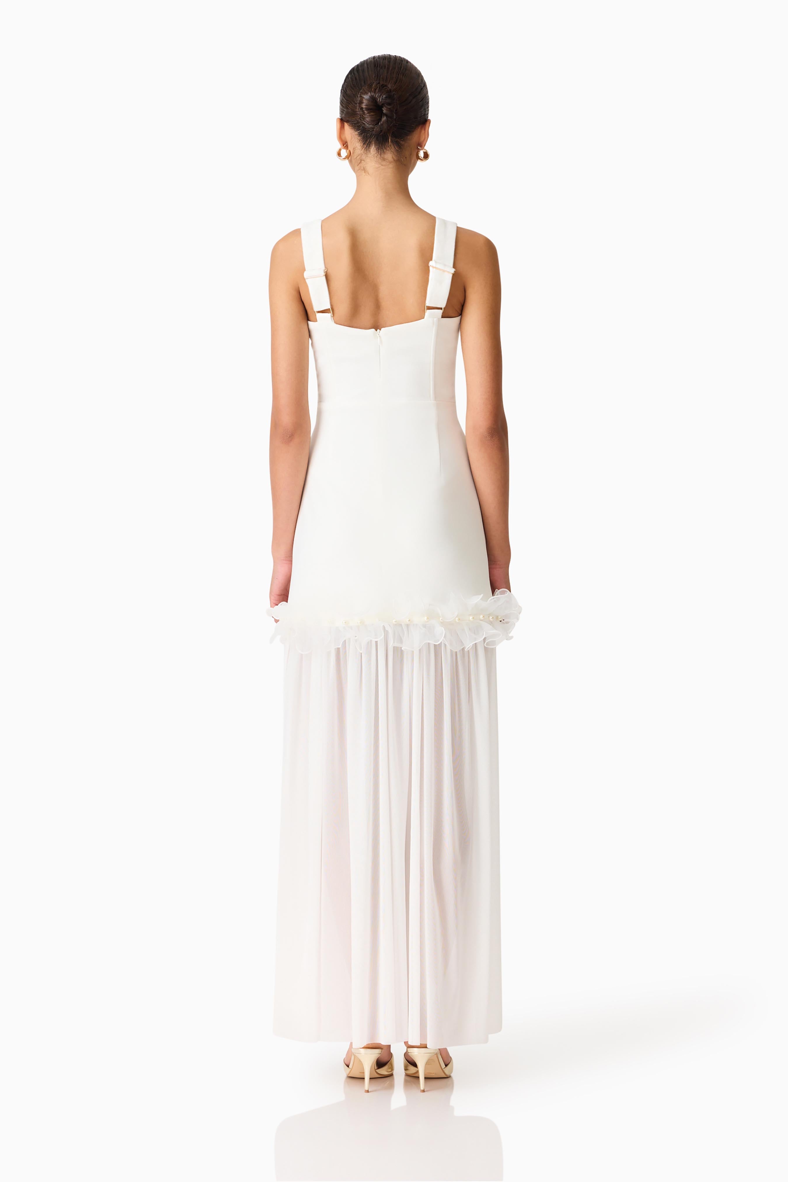 Sia Sweetheart Gown in White