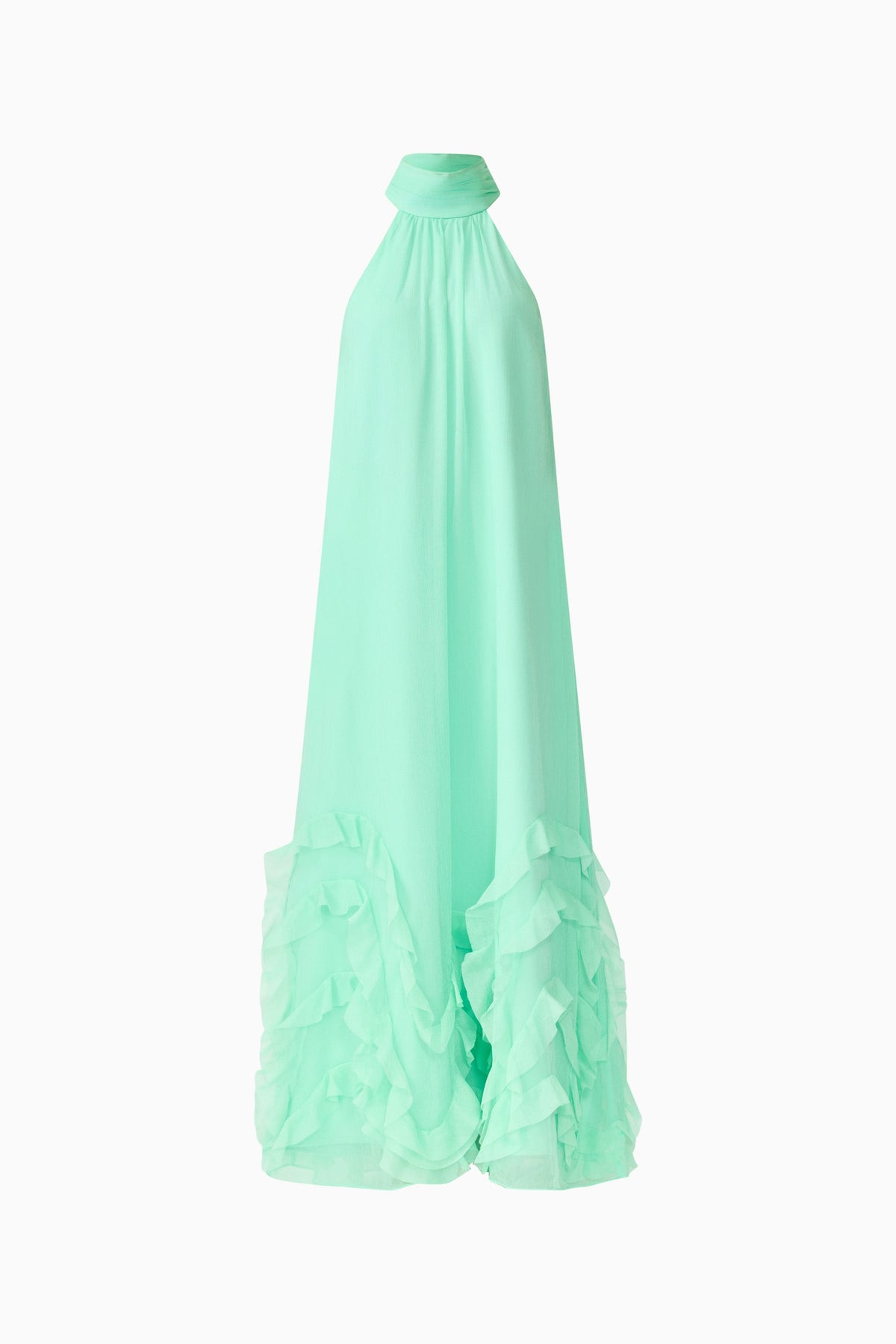 Carla Halter Gown in Mint Green