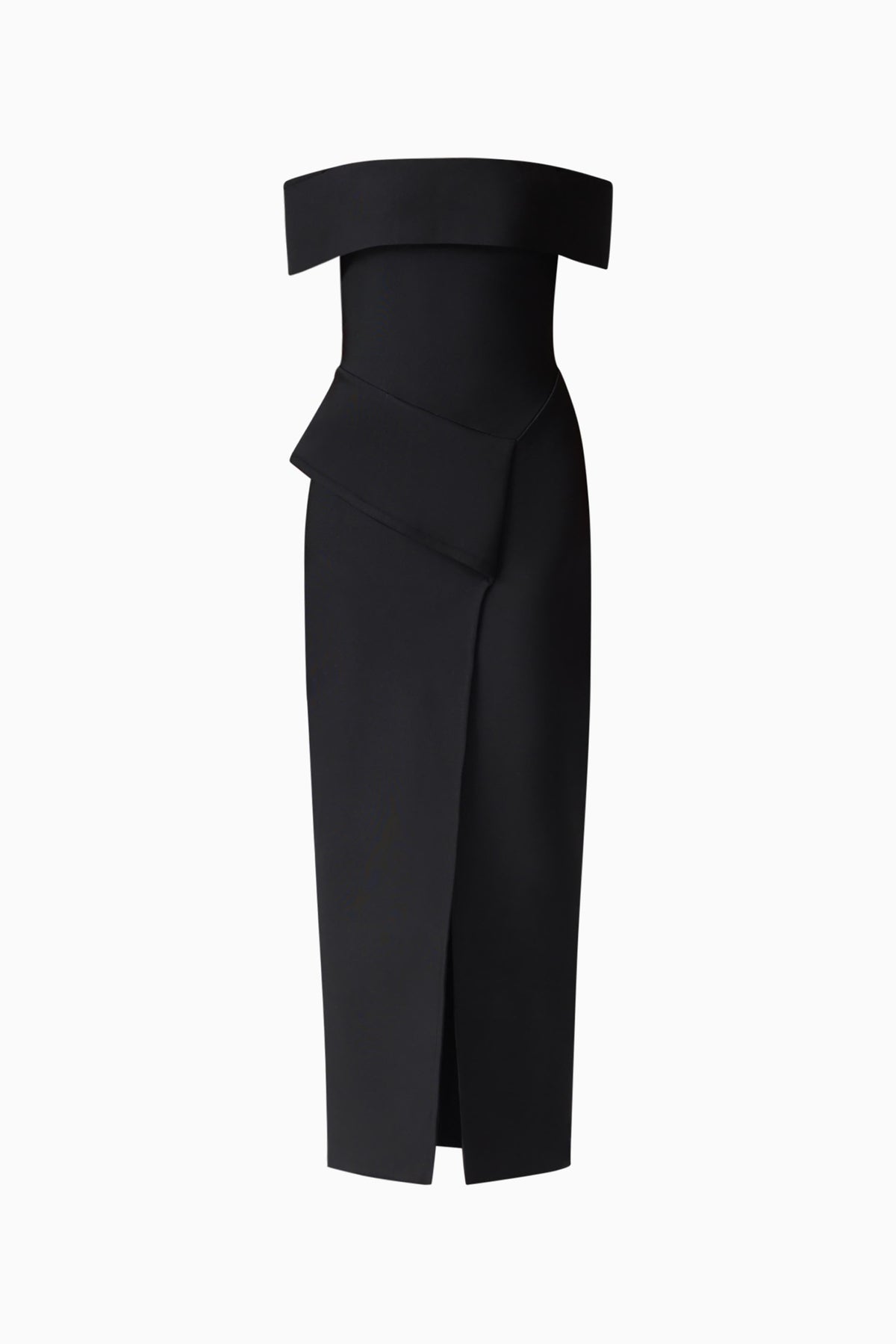 Celia Off The Shoulder Gown in Black