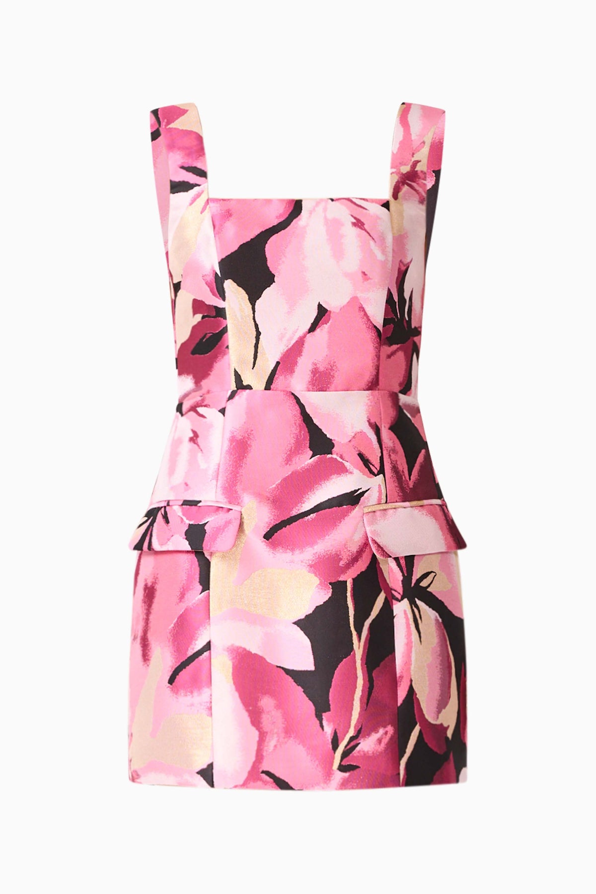 Lumiflora A-Line Mini Dress in Pink Floral