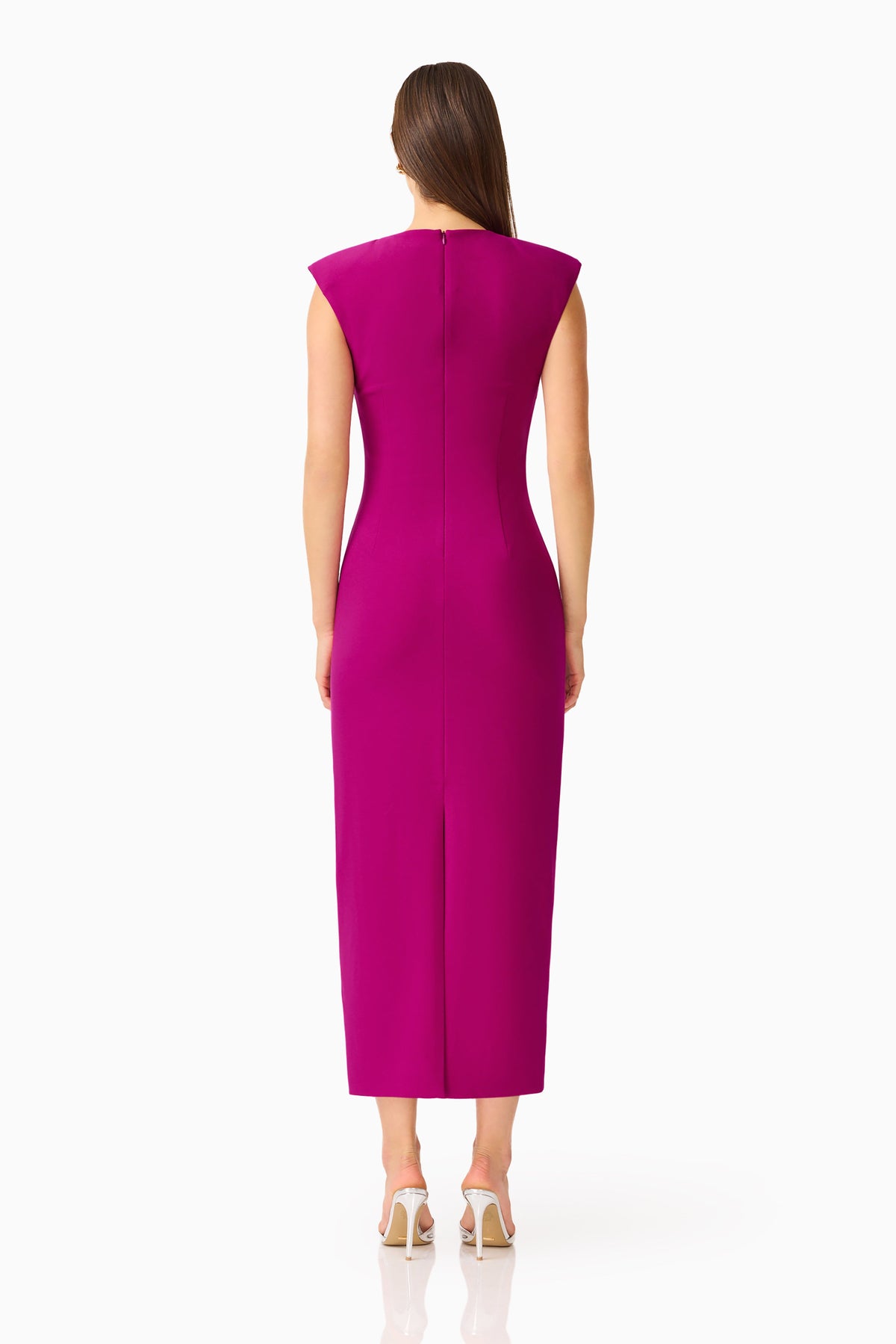 Dahlira Column Maxi Dress in Orchid Pink
