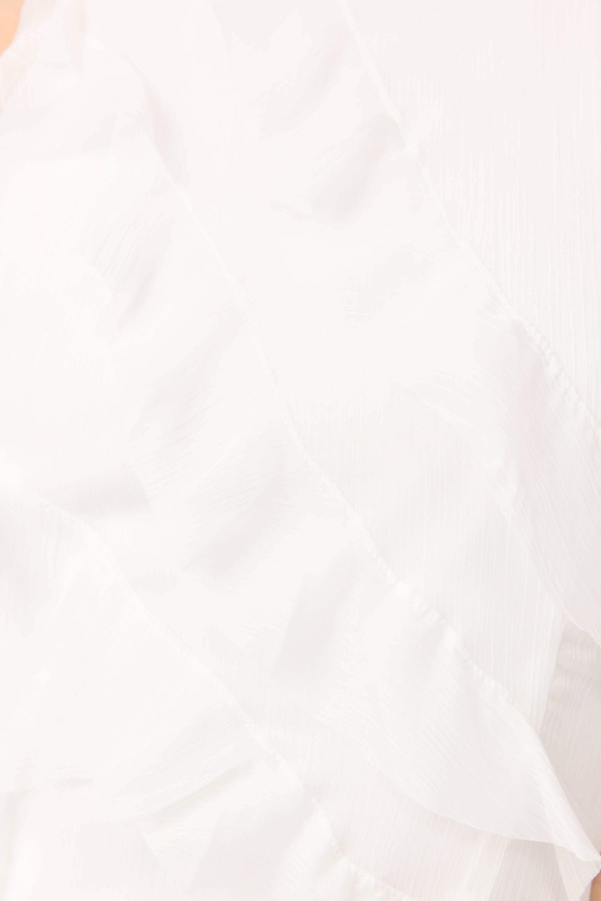 Celeana Textured Sheer Maxi Dress in White