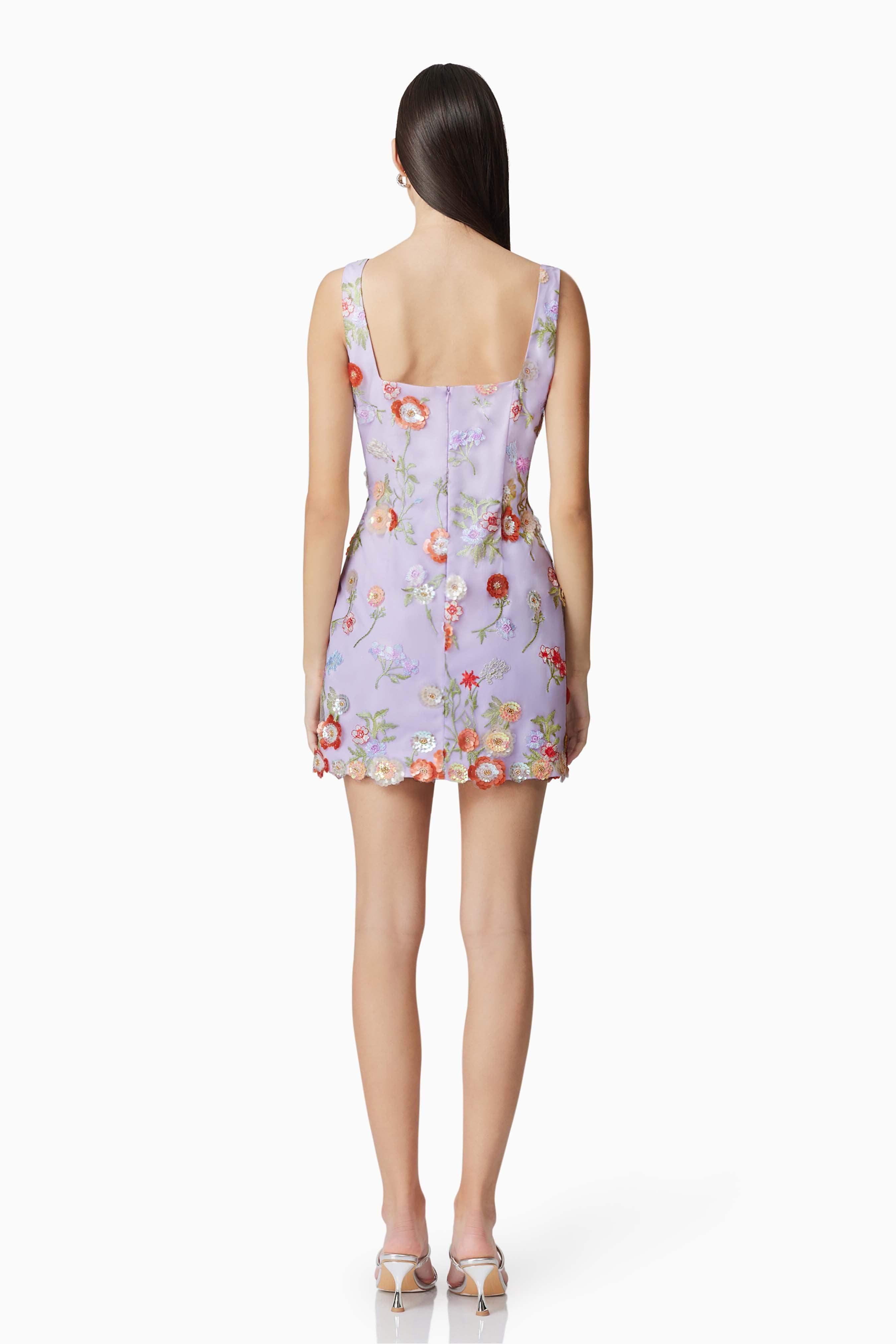 Naya Mini Dress in Purple
