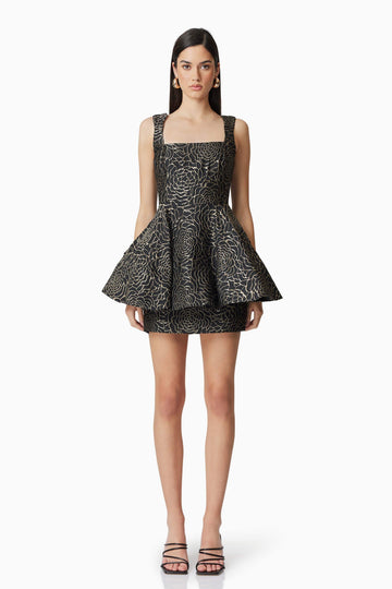 Deanna Mini Dress in Black