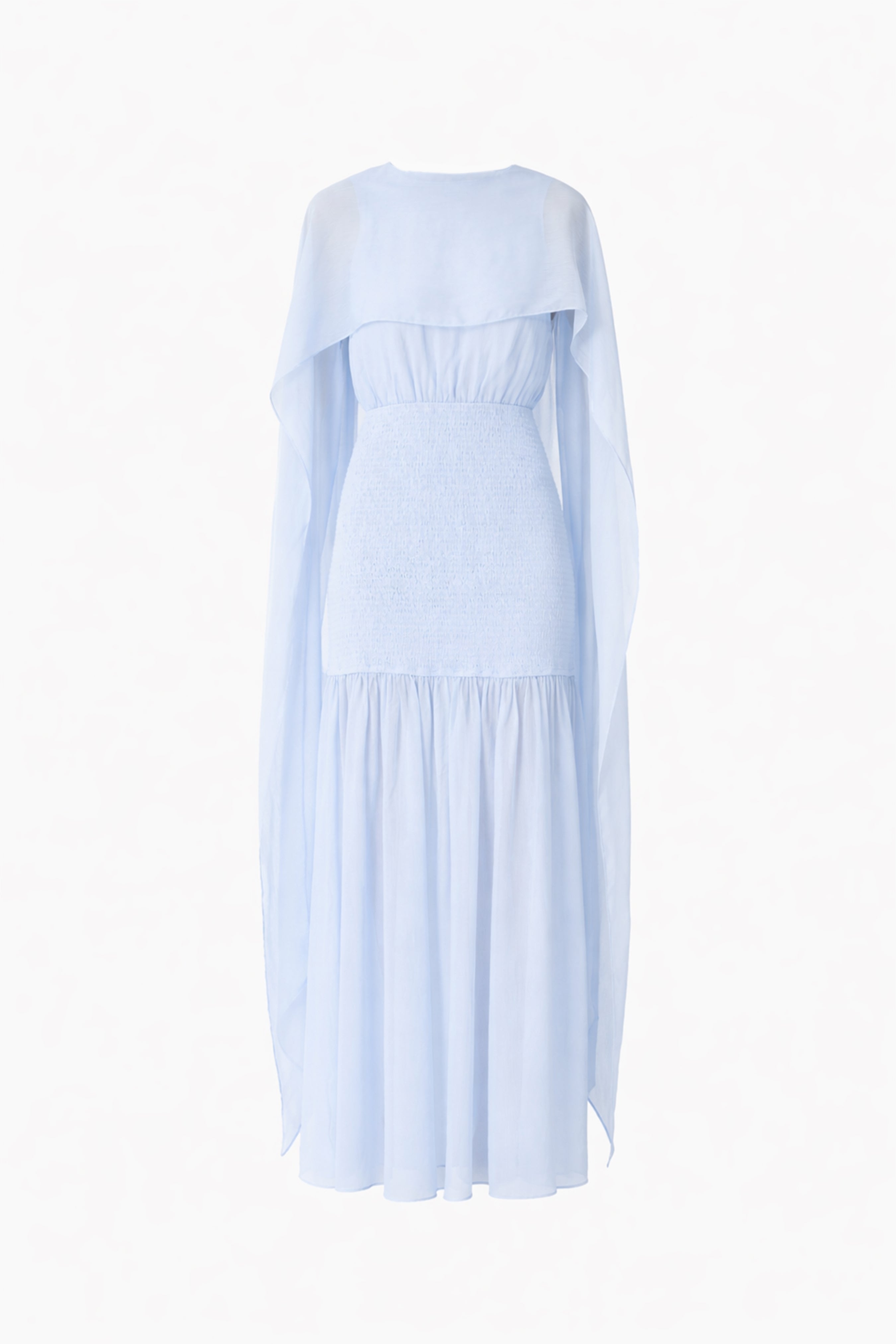 Eliane Cape Gown in Blue