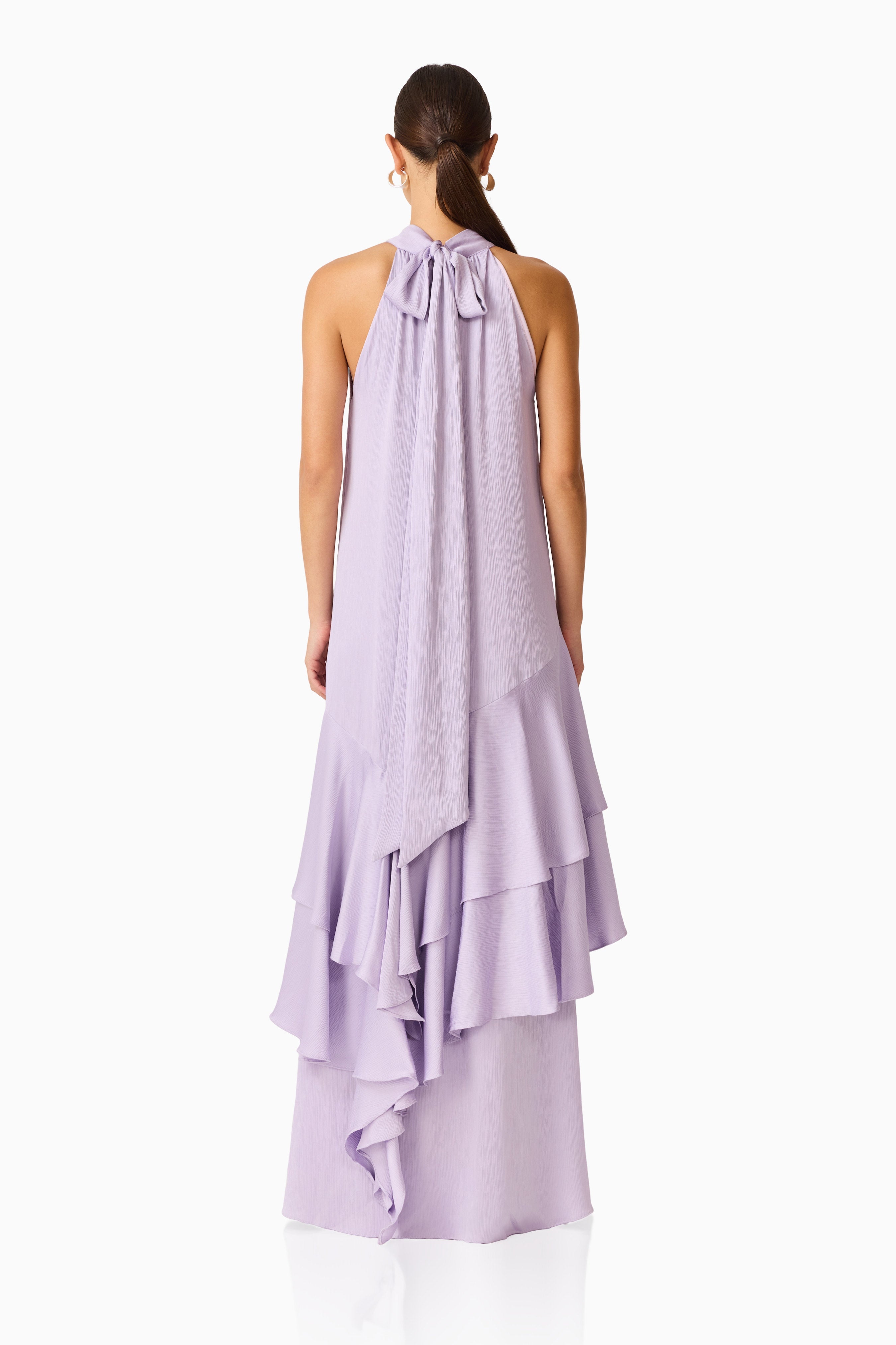 Varella Halter Gown in Purple