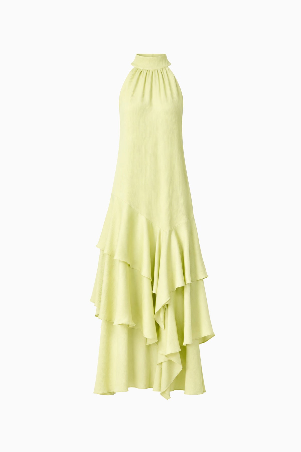 Varella Halter Gown in Pistachio Green