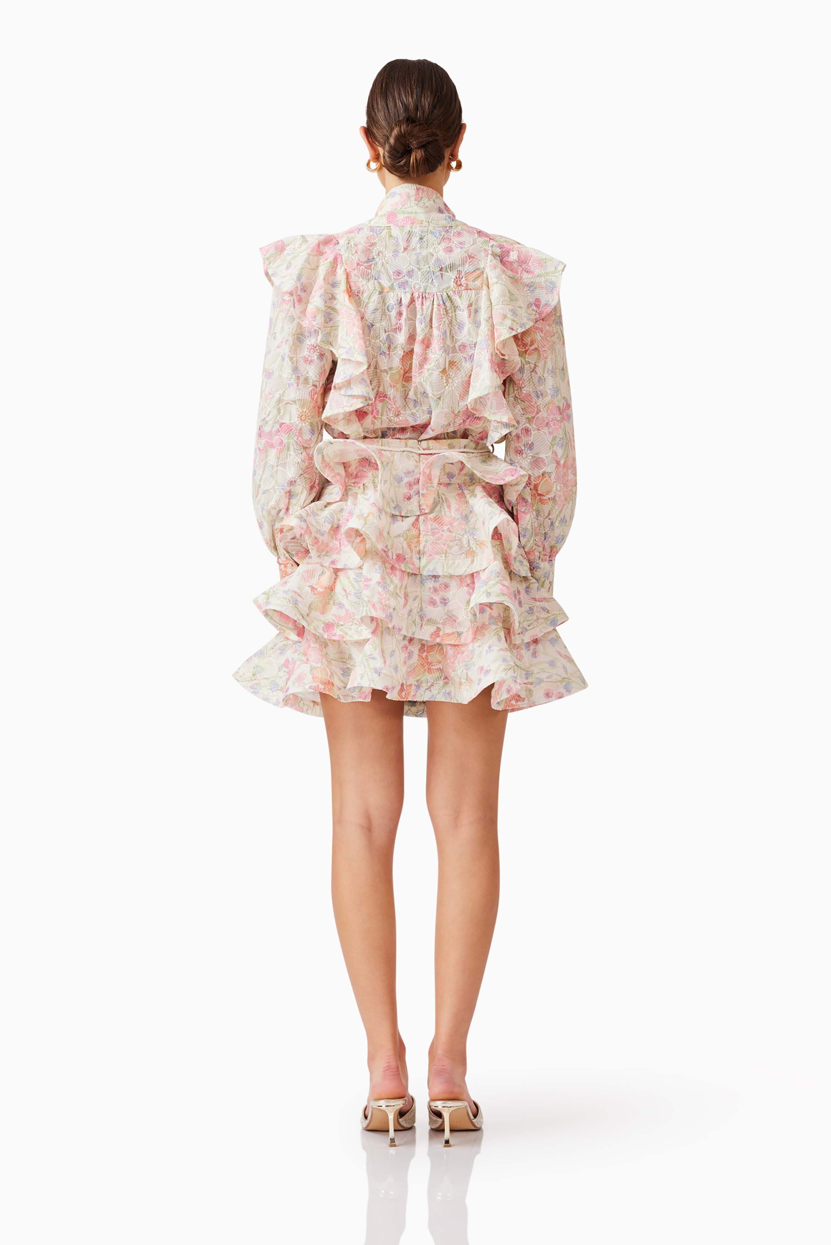 Alimia Frill Set in Floral