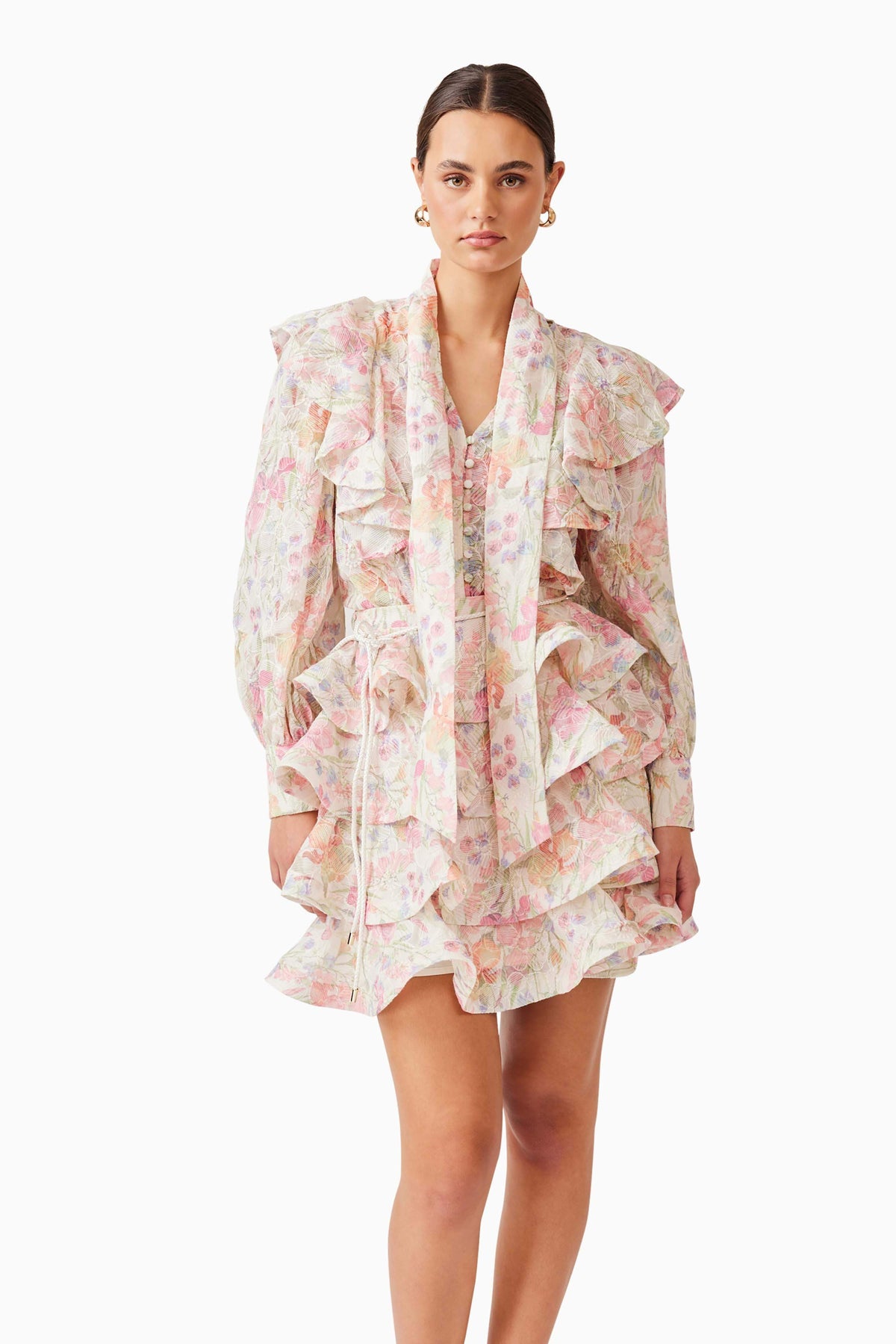 Alimia Frill Set in Floral