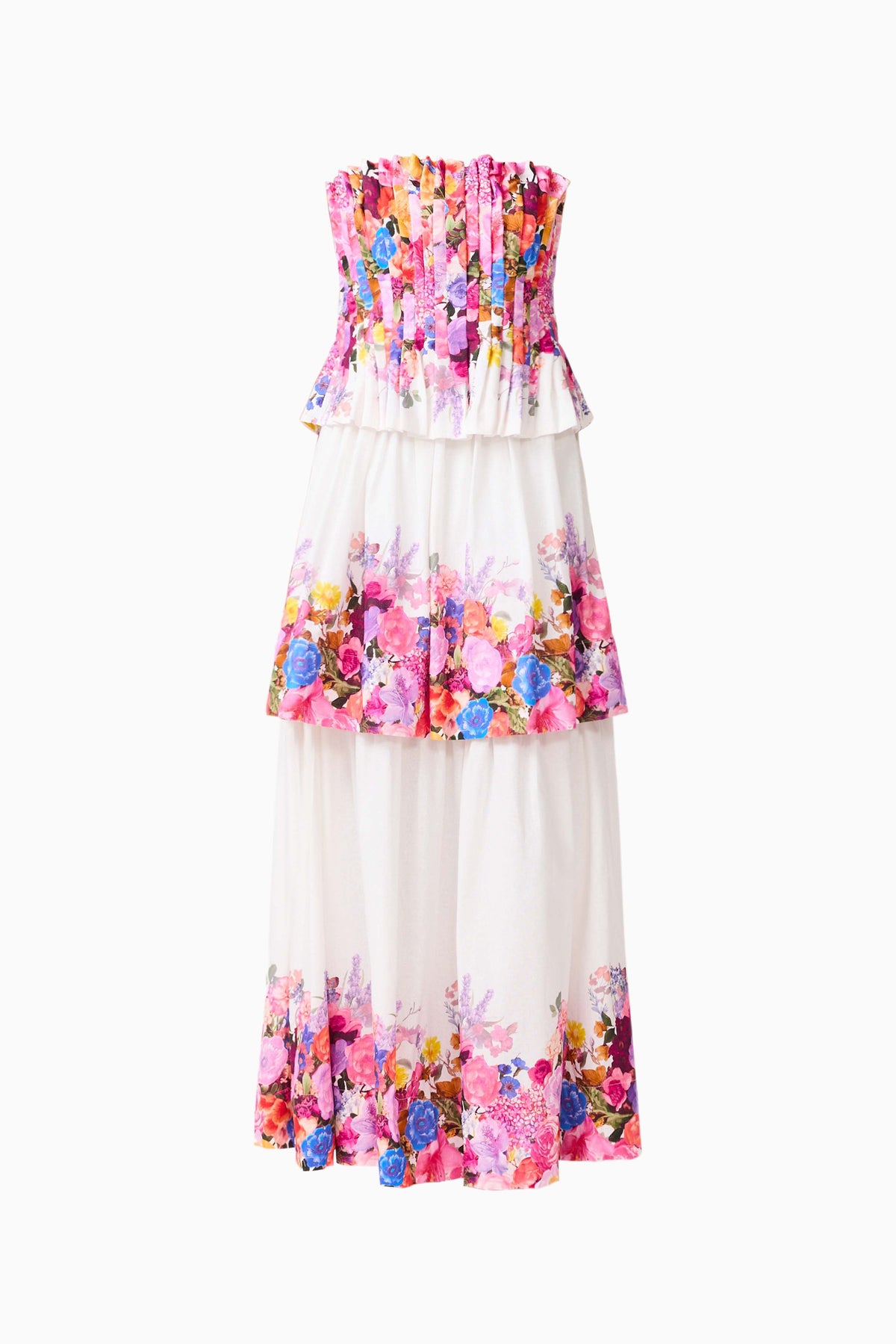 Alice Tiered Gown in Ombre Floral