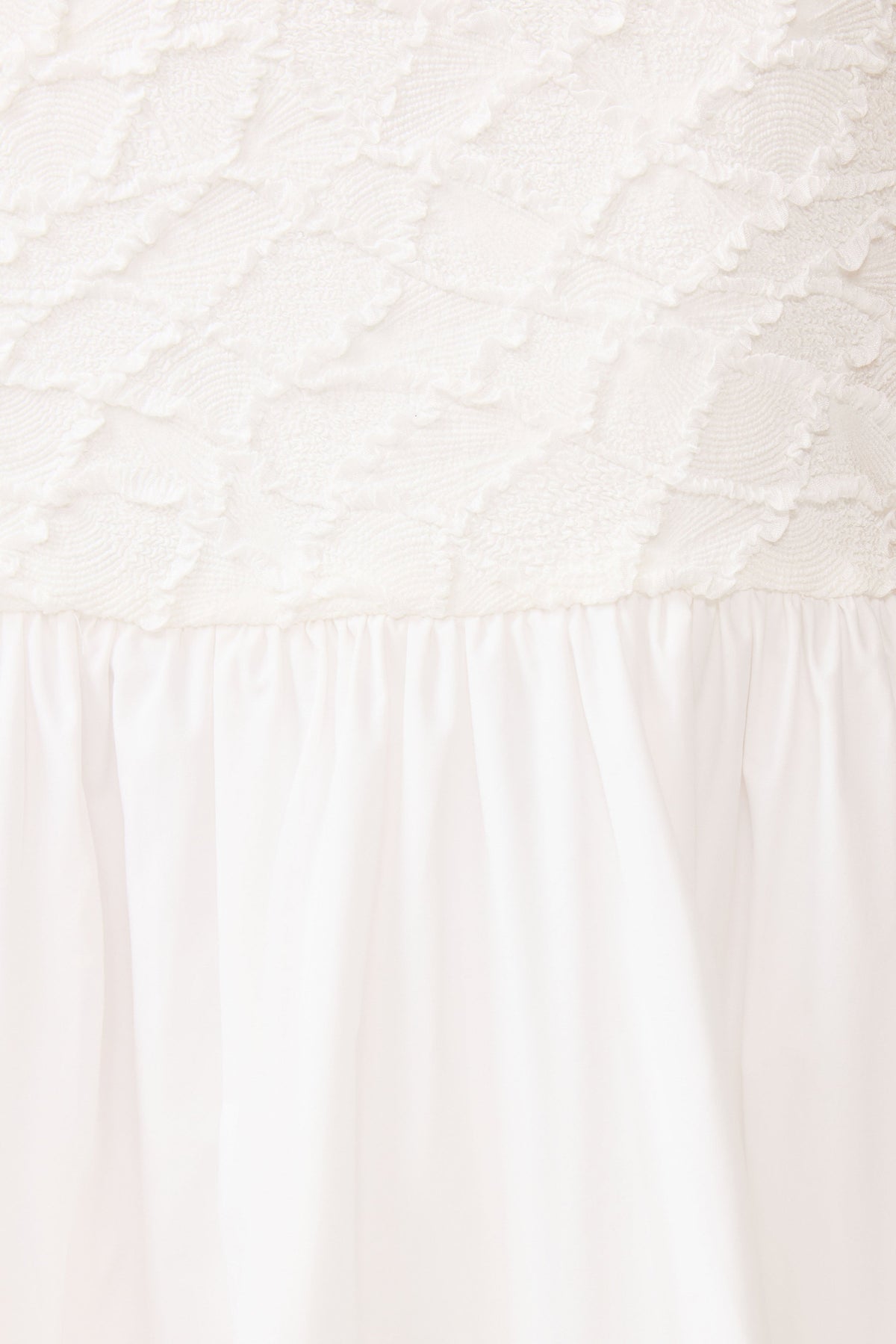 Alexandra Tiered Gown in White