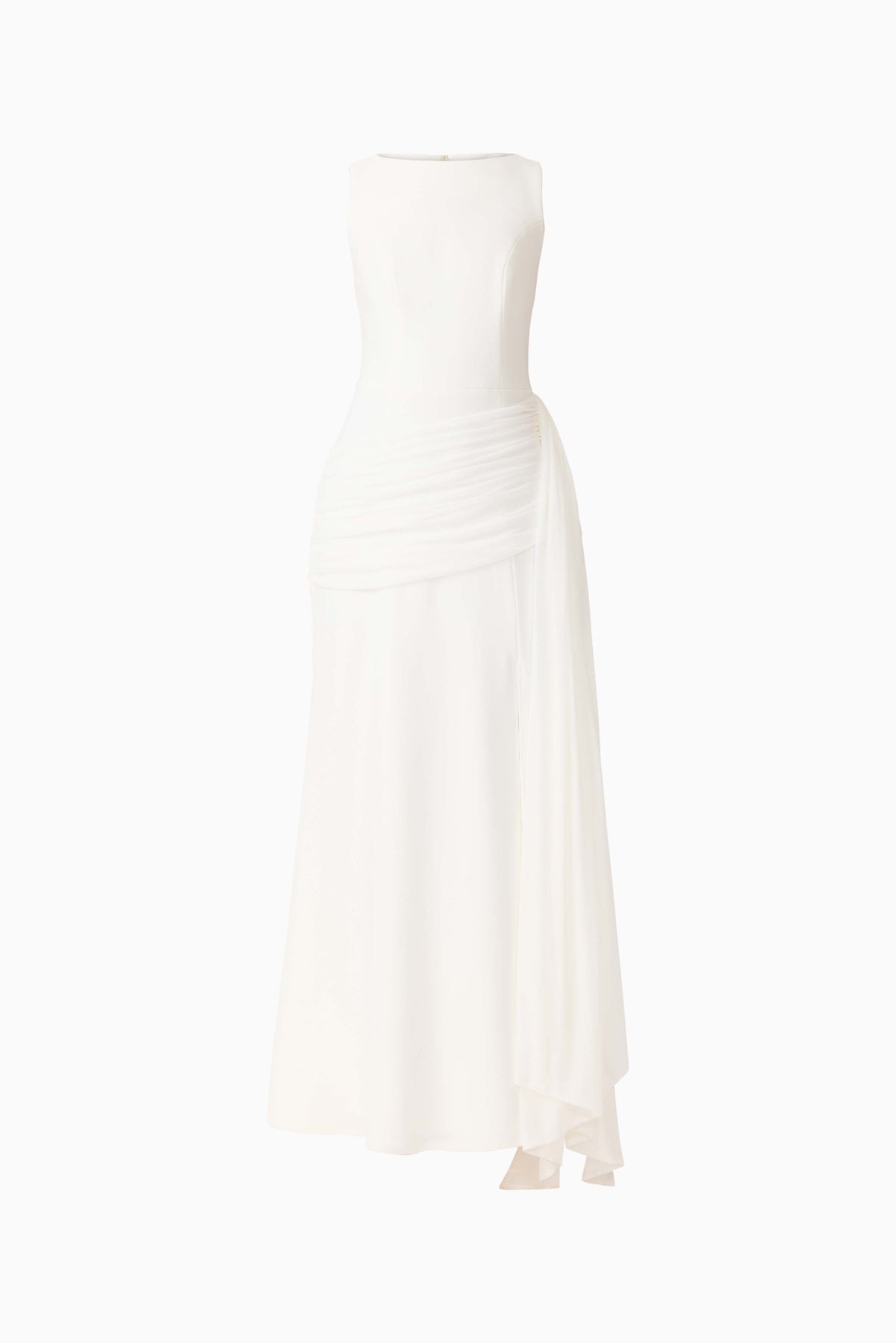 Amelina Sash Gown in White