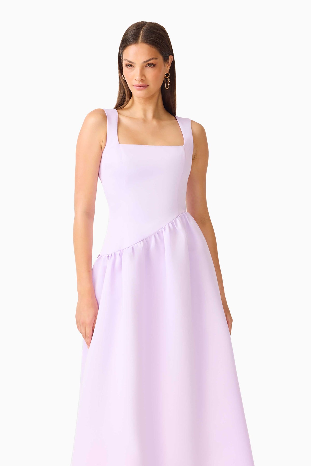 Ruelle A-Line Maxi Dress in Purple
