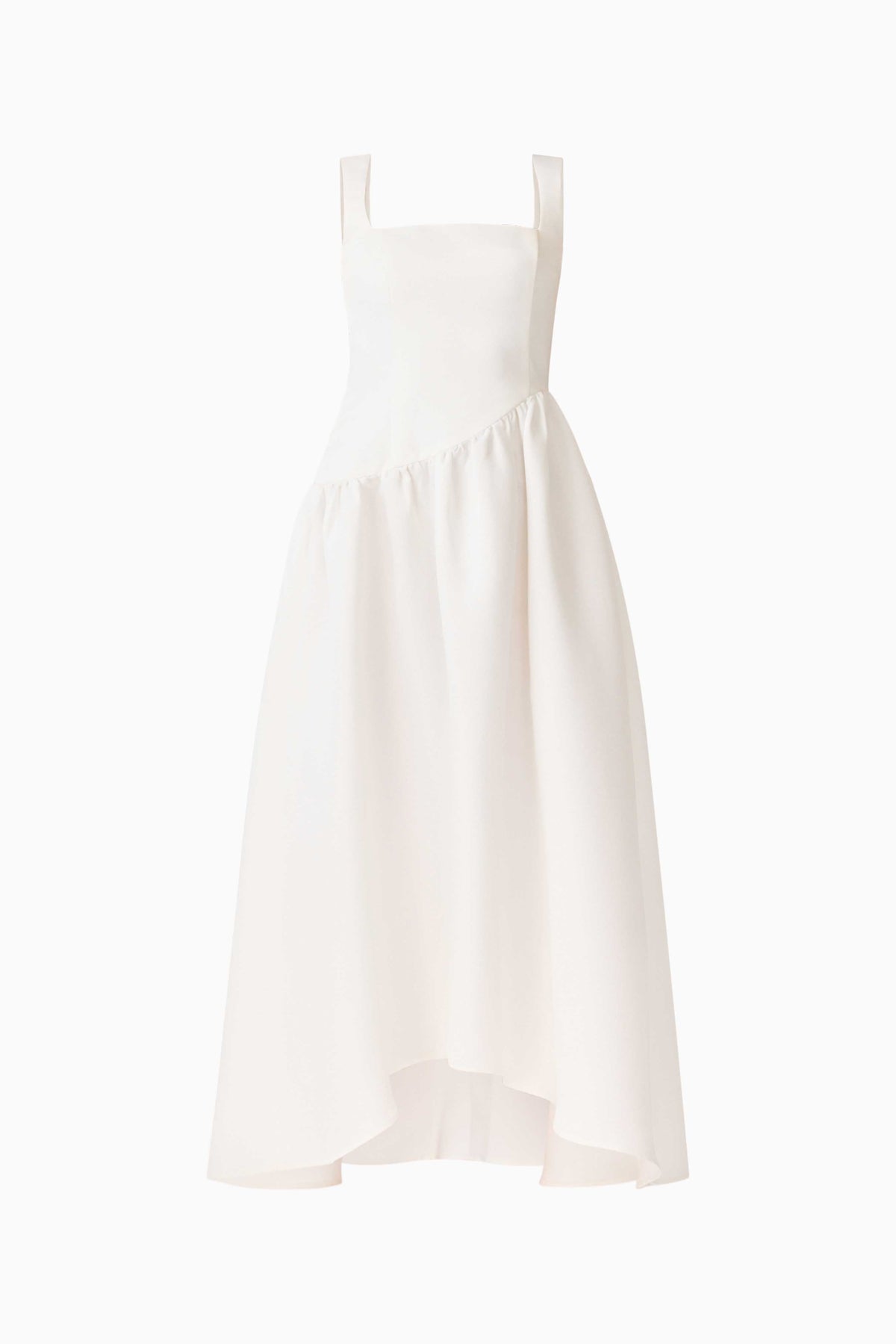 Ruelle A-Line Maxi Dress in Pearl White