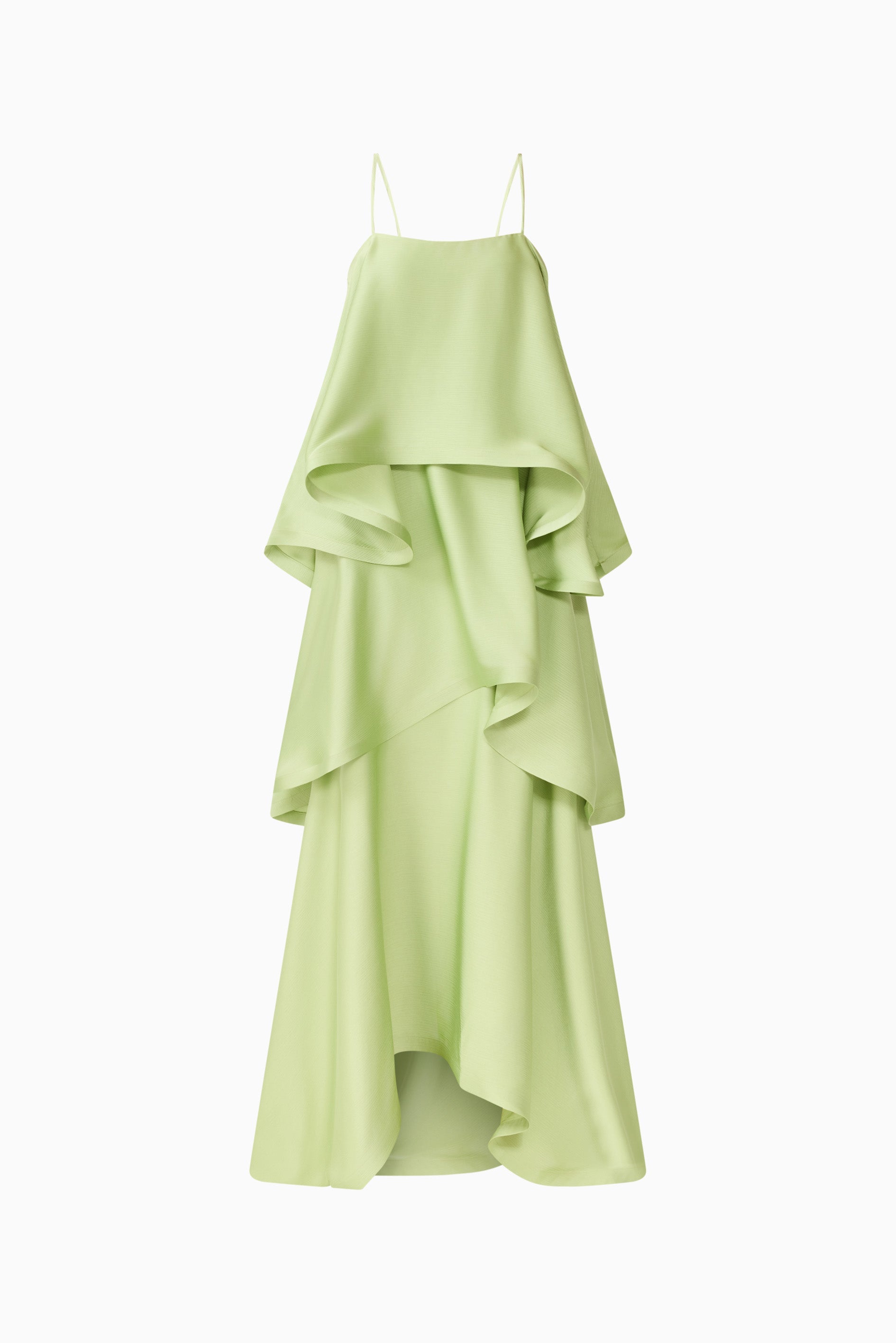 Tilly Tiered Maxi Dress in Sage Green